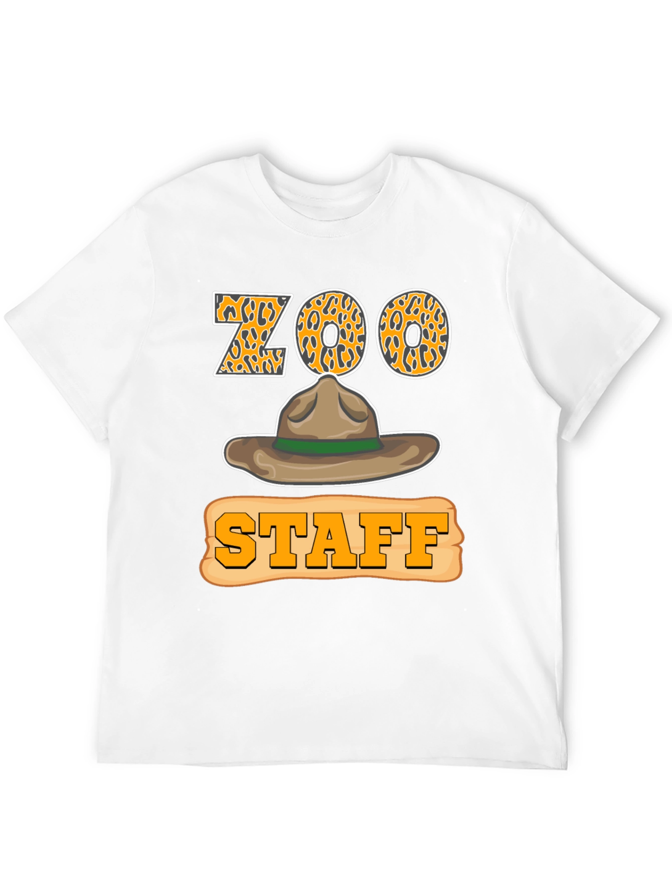 Zoo Staff Leopard Print T-Shirt