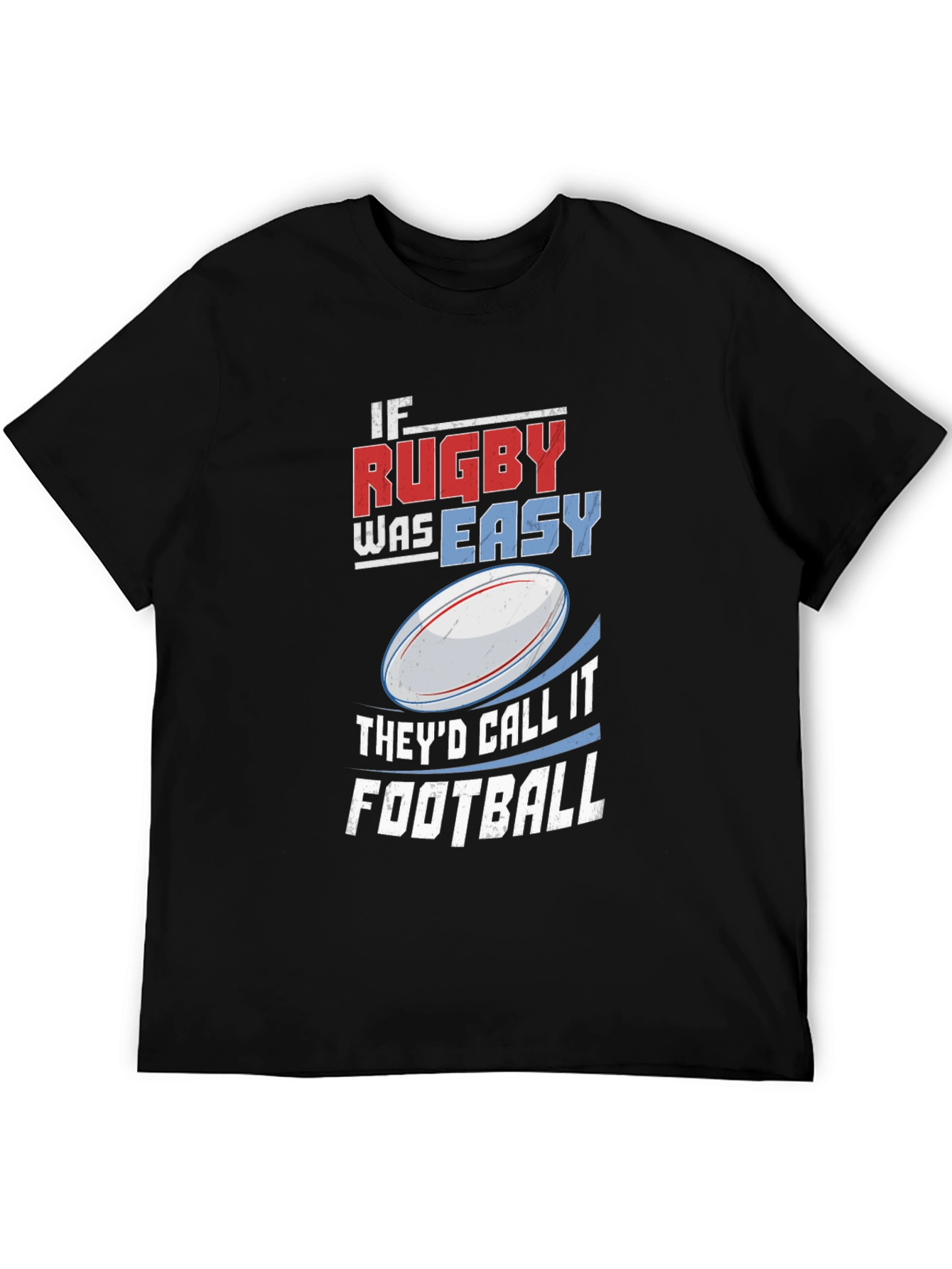 Rugby vs Football Graphic T-Shirt