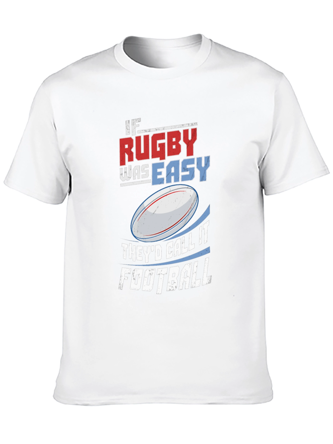 Rugby vs Football Graphic T-Shirt