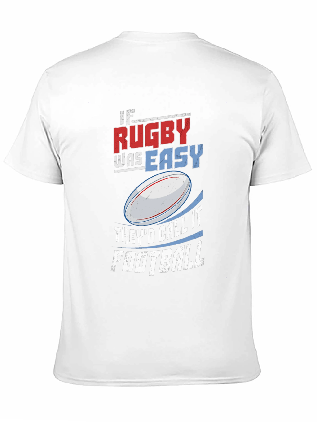 Rugby vs Football Graphic T-Shirt