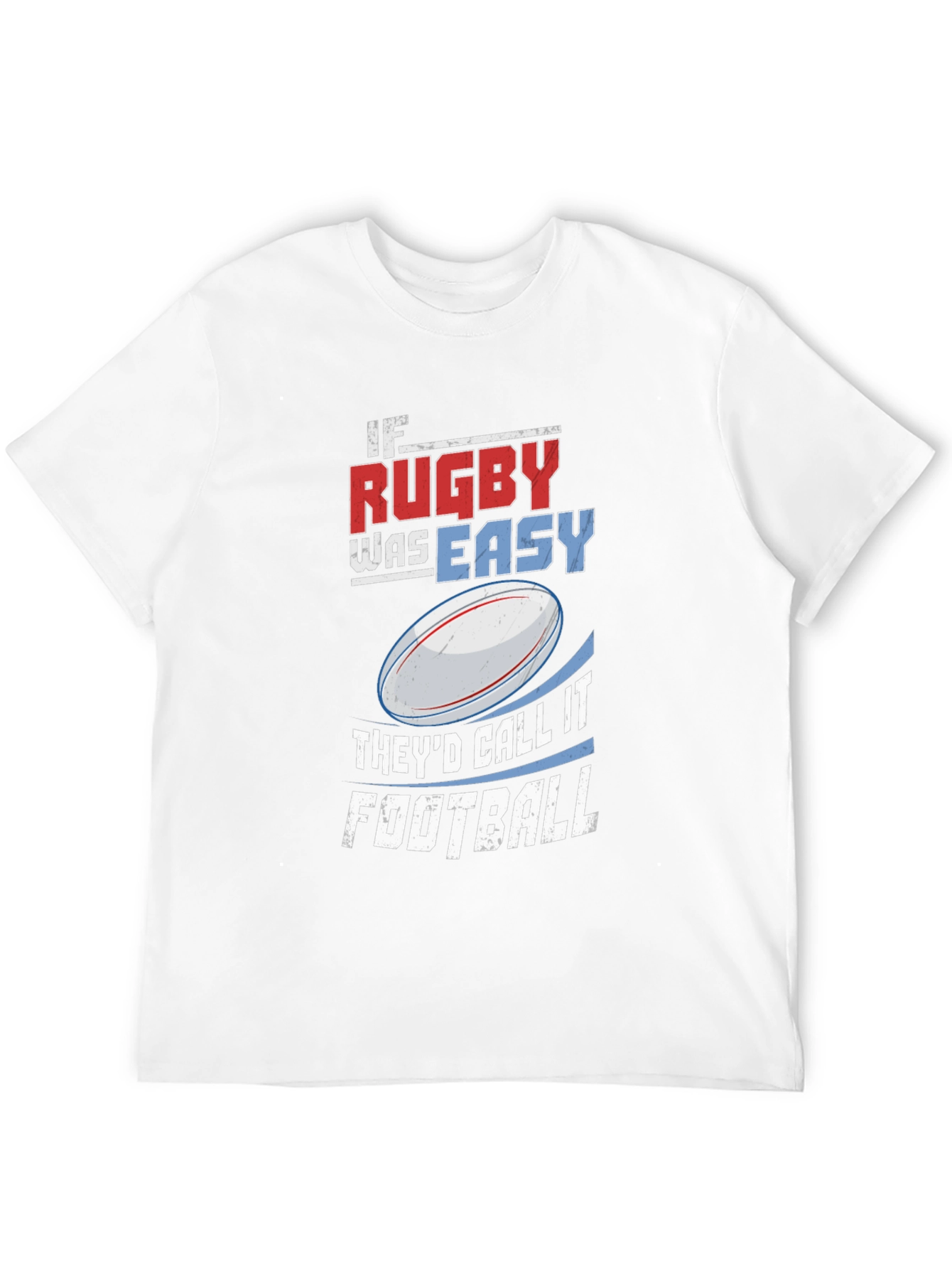Rugby vs Football Graphic T-Shirt