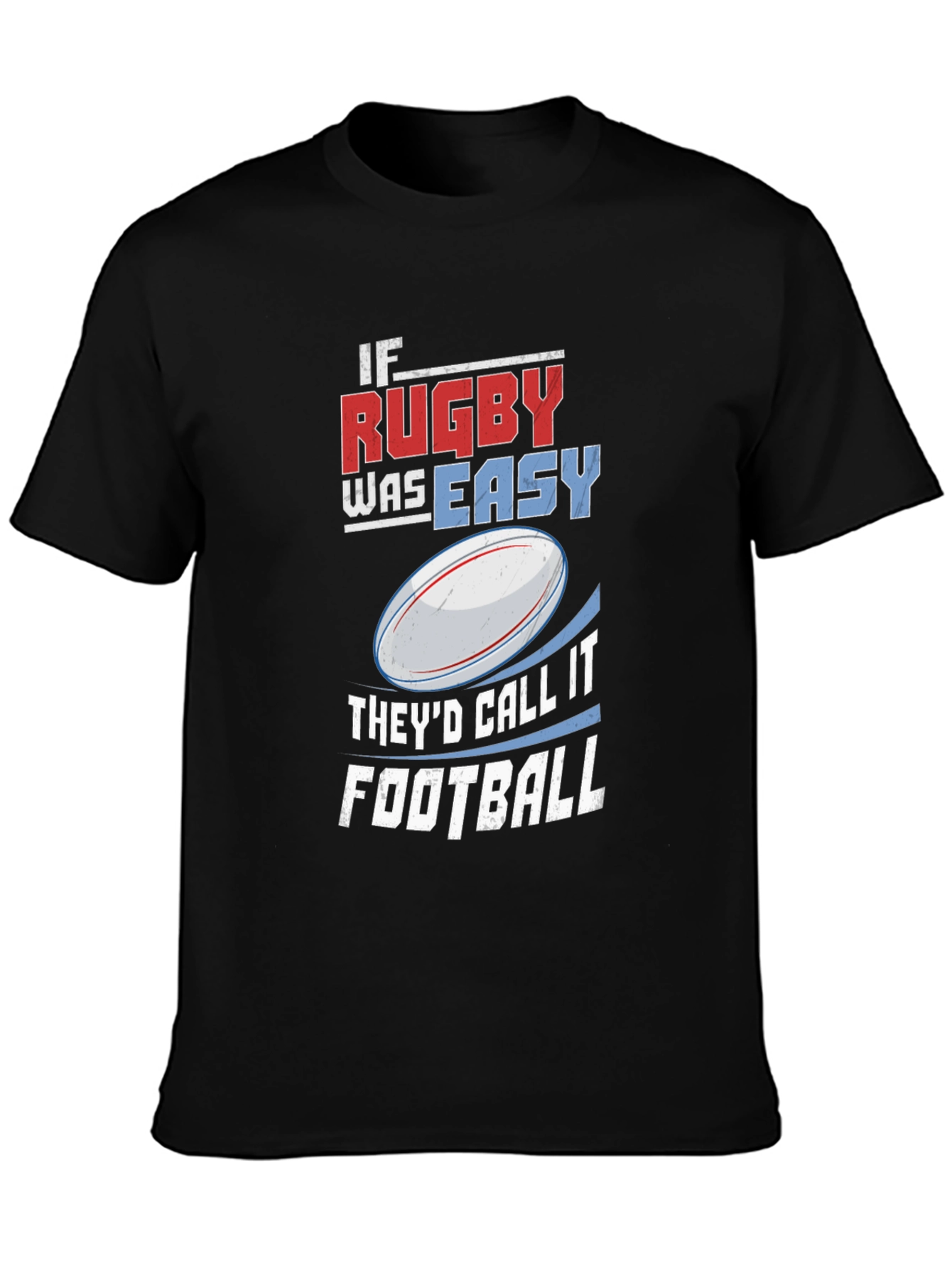 Rugby vs Football Graphic T-Shirt