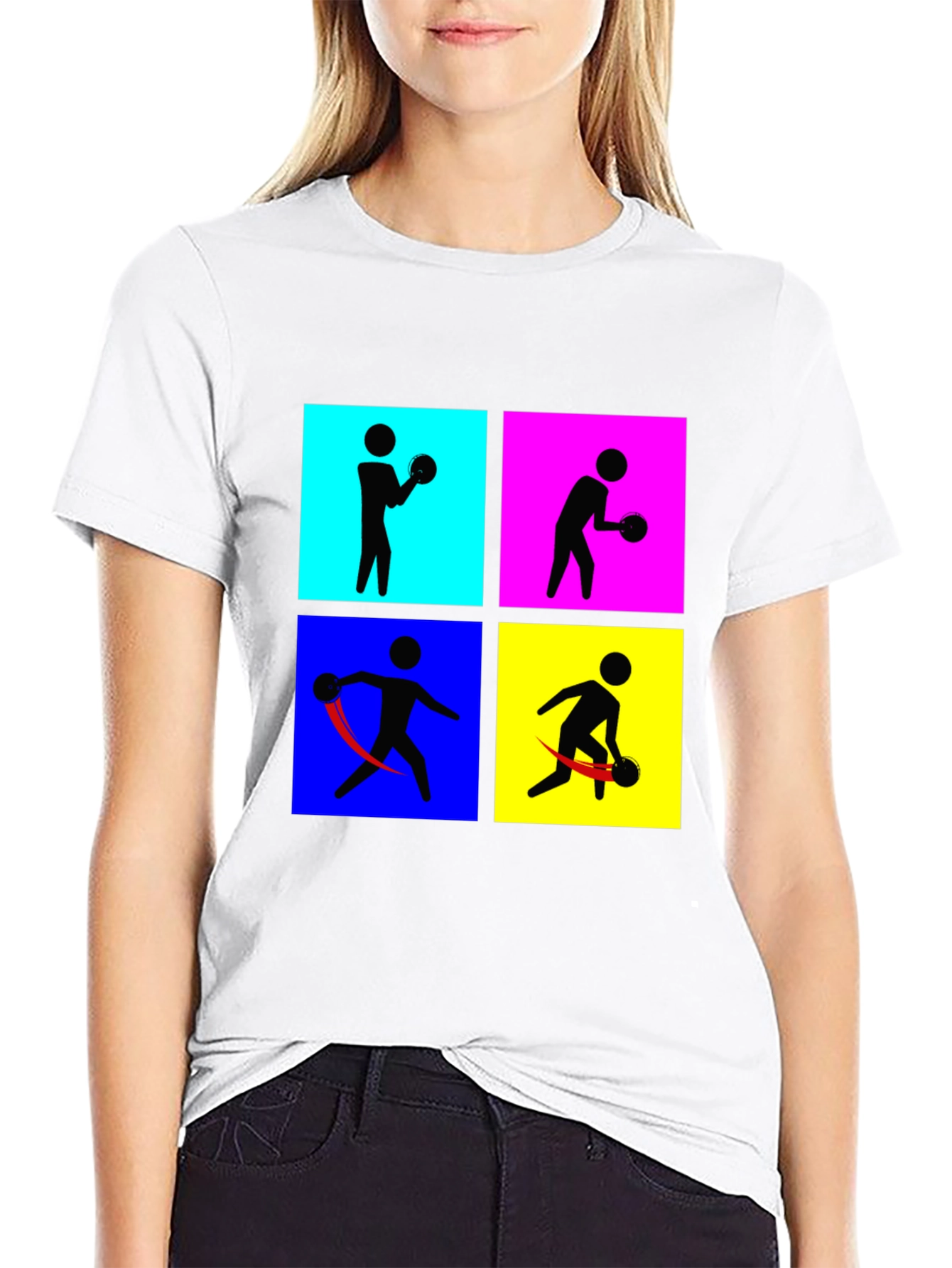Retro Bowling T-Shirt - Pop Art Style