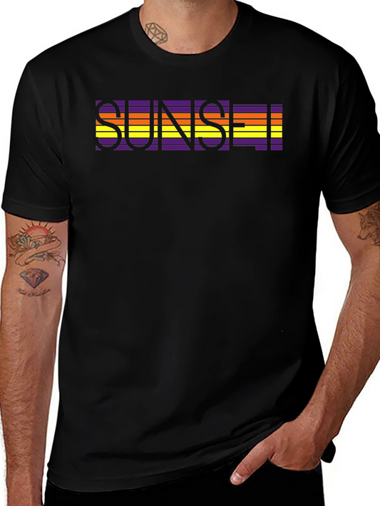 Sunset Graphic T-Shirt - Retro Style Tee