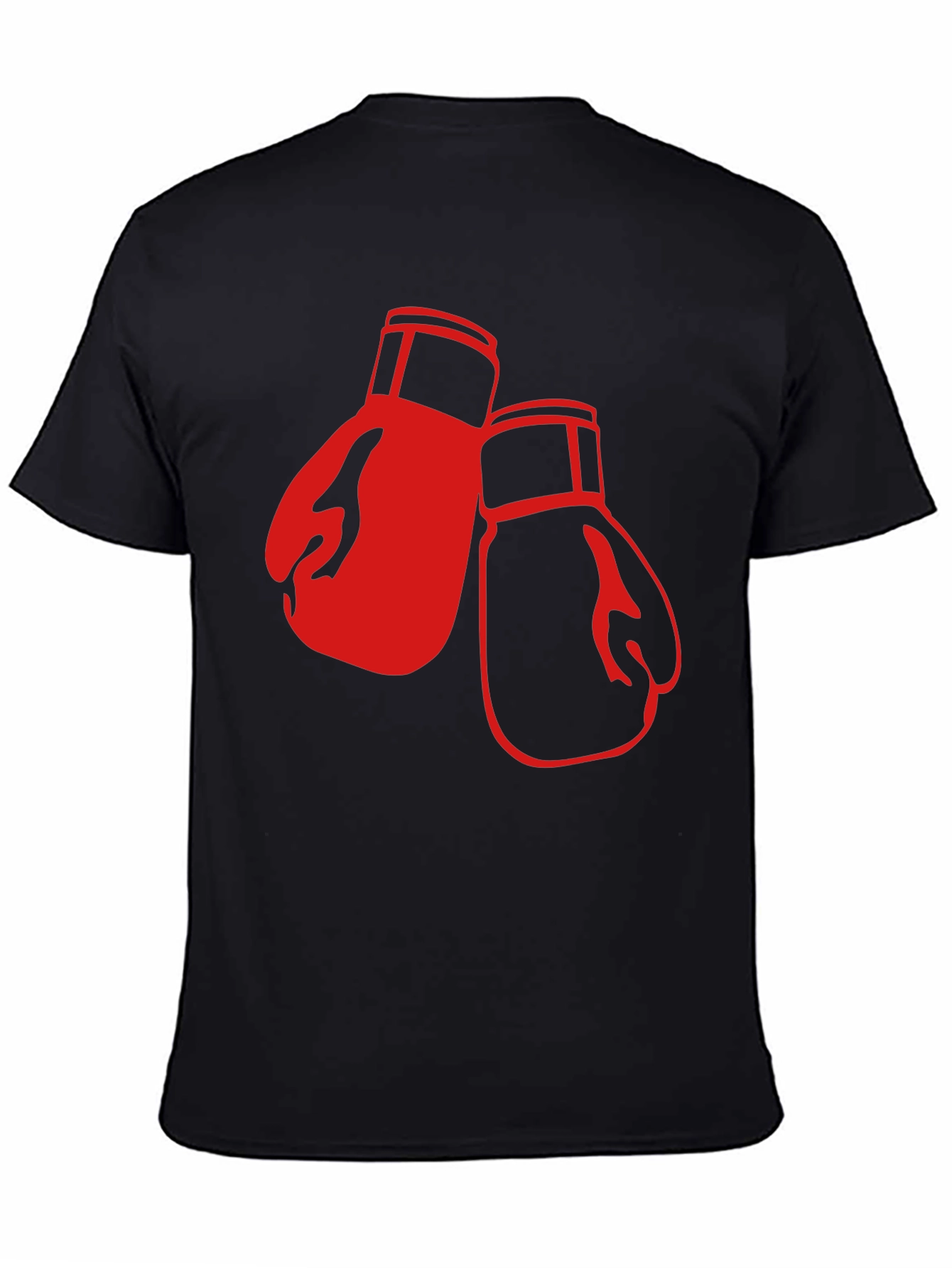 Boxing Gloves Graphic T-Shirt - Black