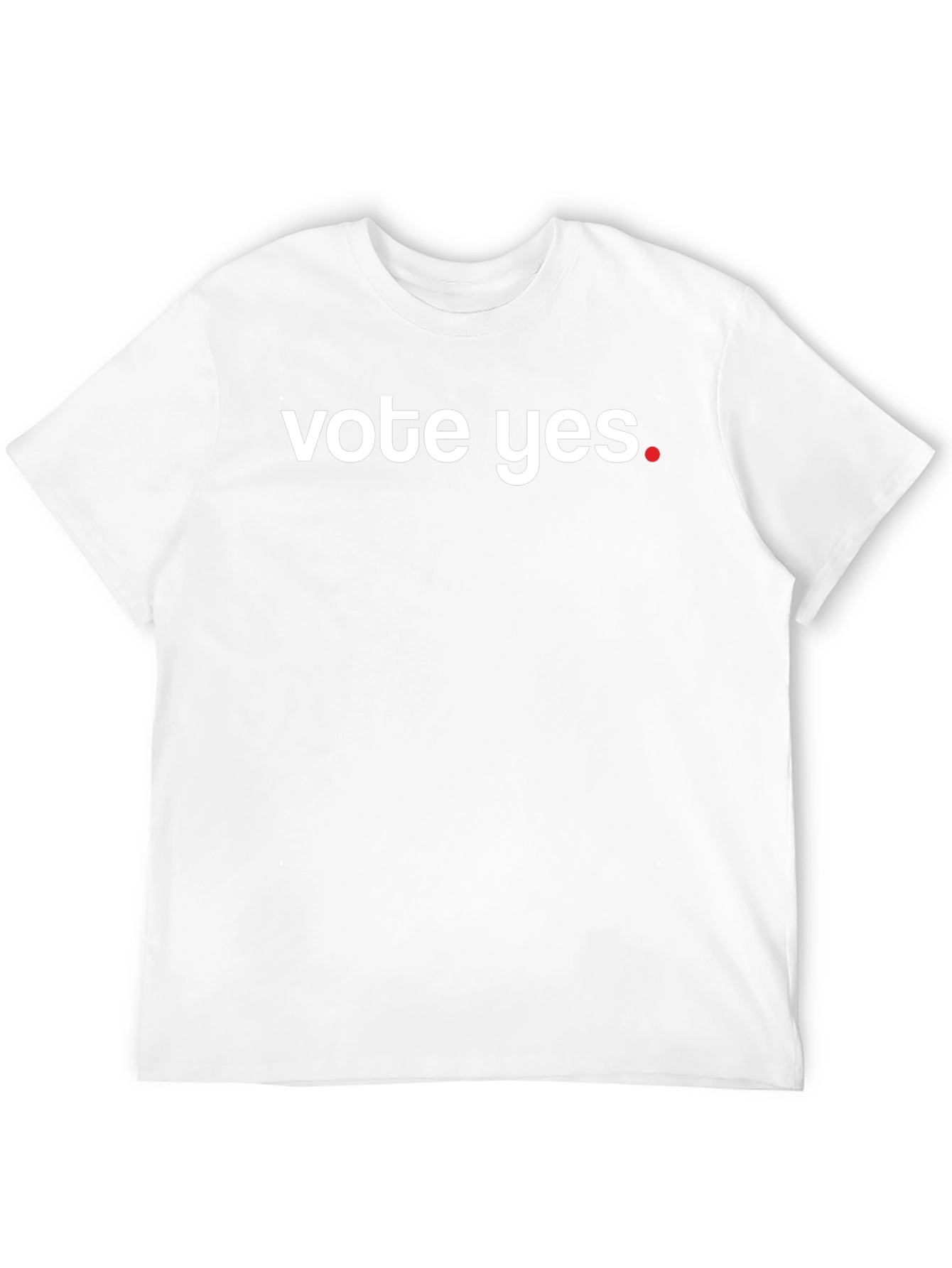 Vote Yes Graphic Tee - Black Cotton T-Shirt