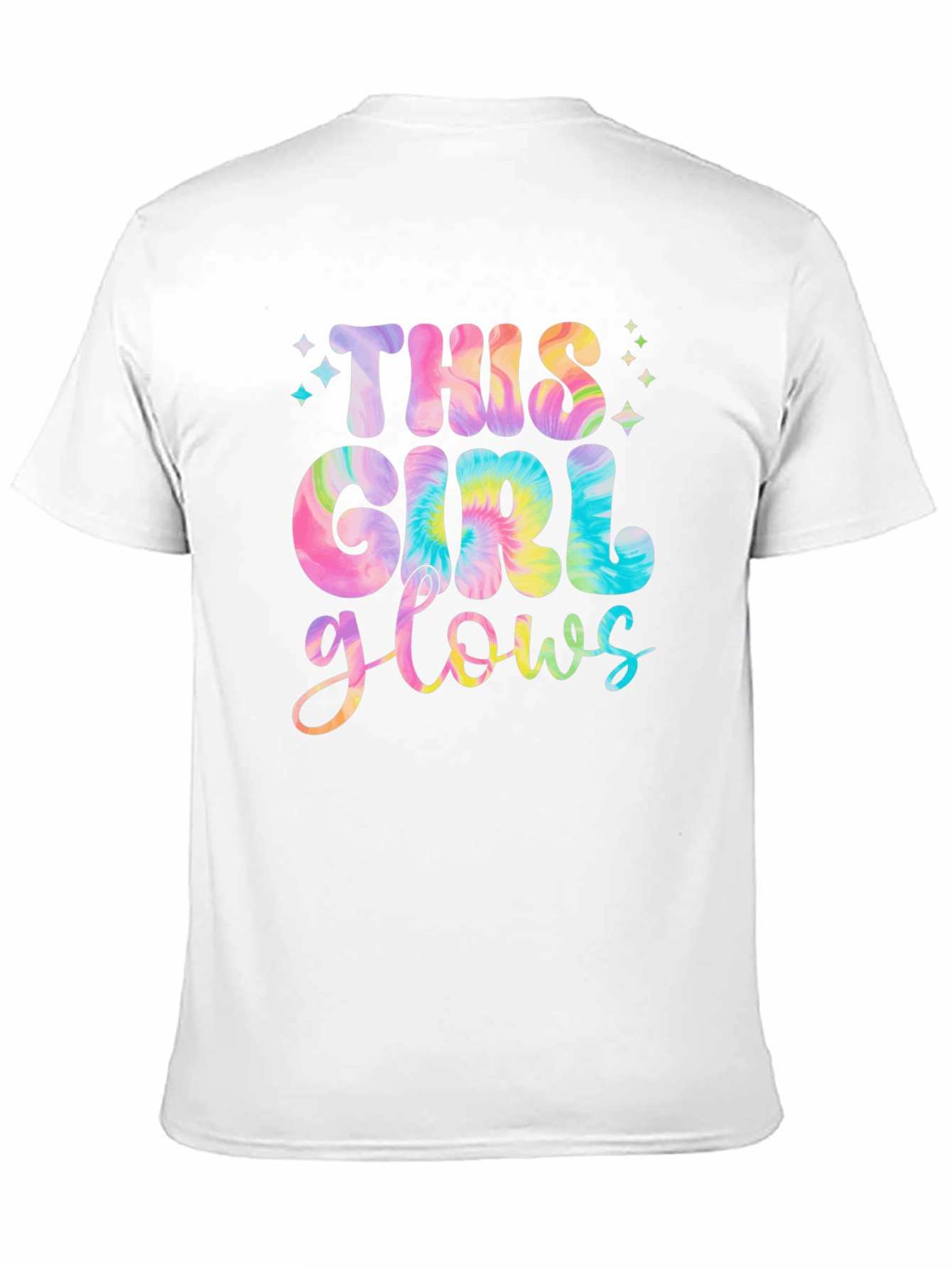 This Girl Glows Tie-Dye Graphic Tee