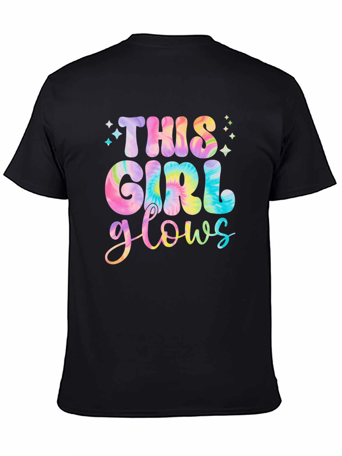 This Girl Glows Tie-Dye Graphic Tee