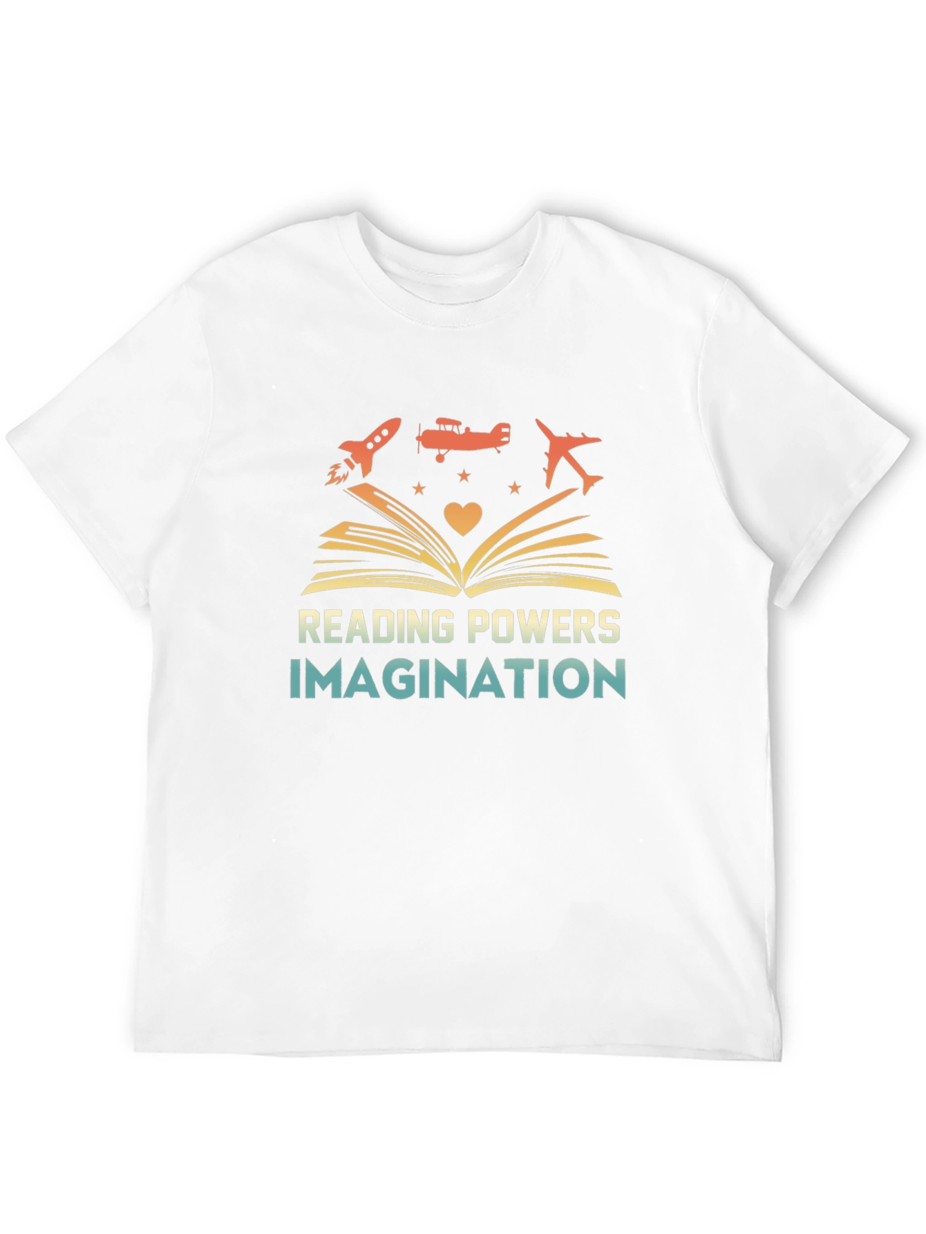 Reading Powers Imagination Graphic T-Shirt