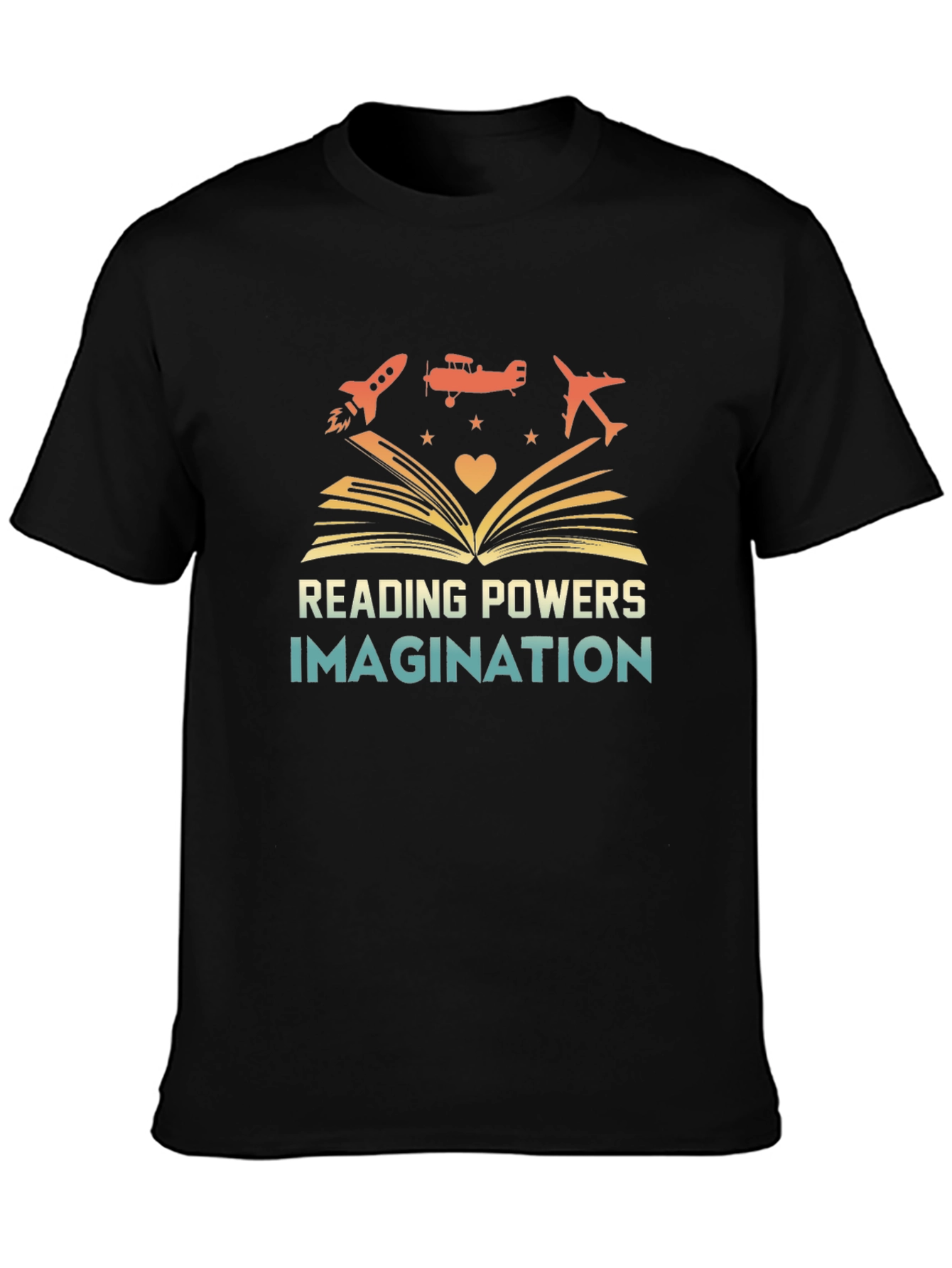 Reading Powers Imagination Graphic T-Shirt