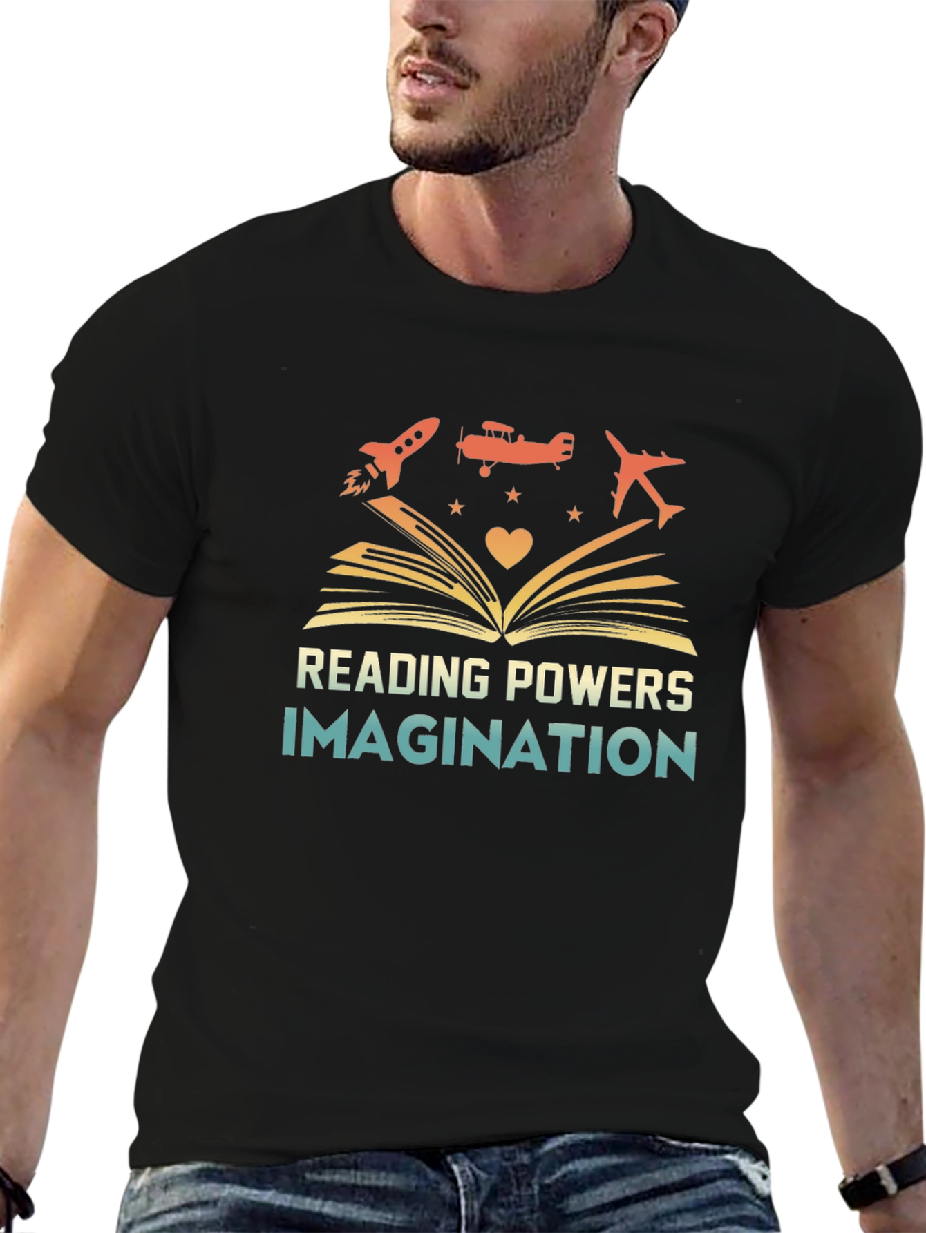 Reading Powers Imagination Graphic T-Shirt