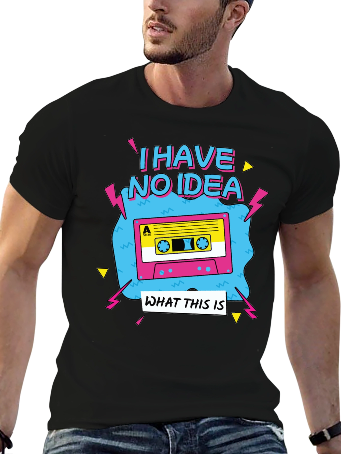 Retro I Have No Idea Cassette T-Shirt