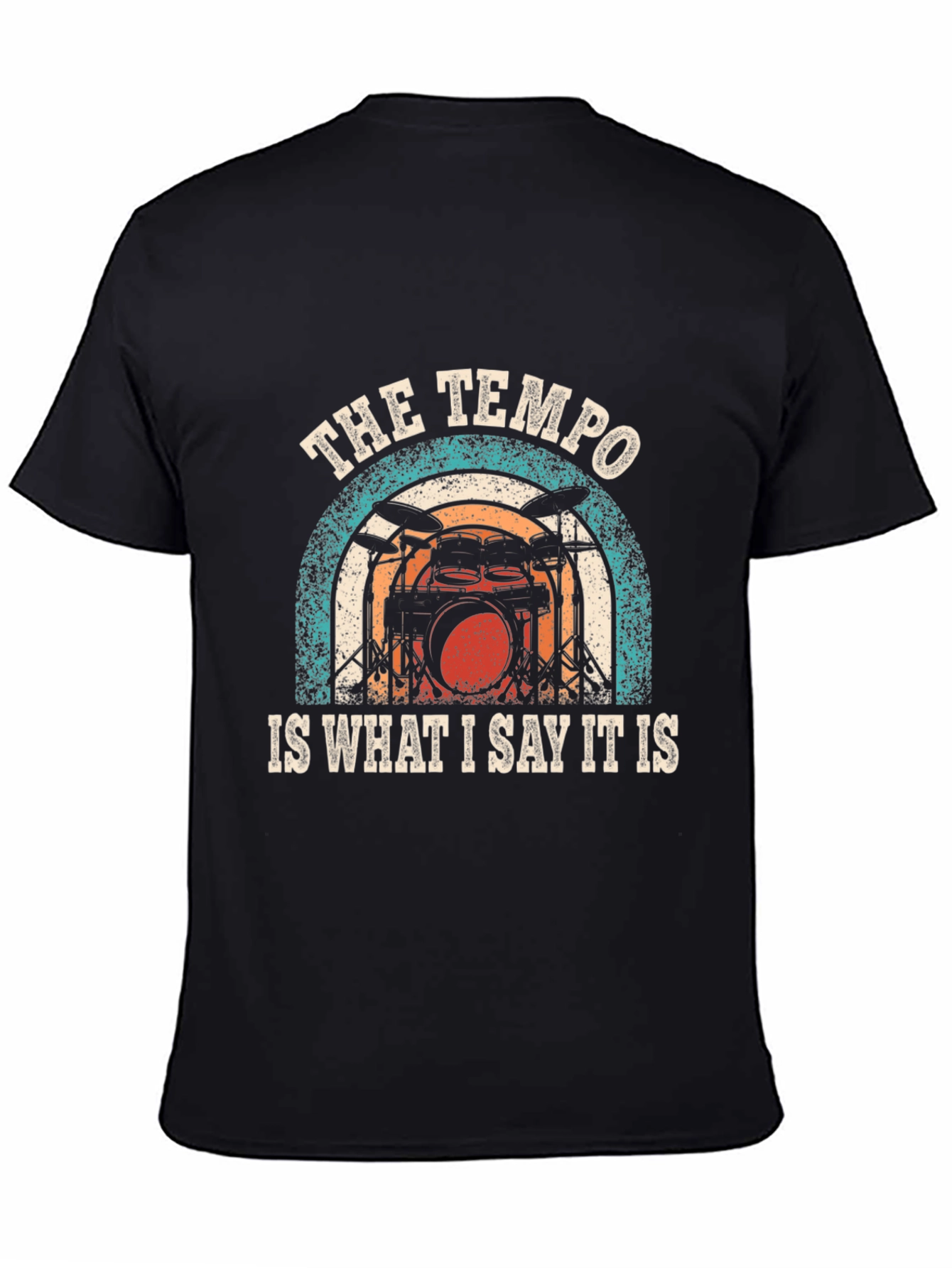 The Tempo Drummer T-Shirt - Music Lover Tee