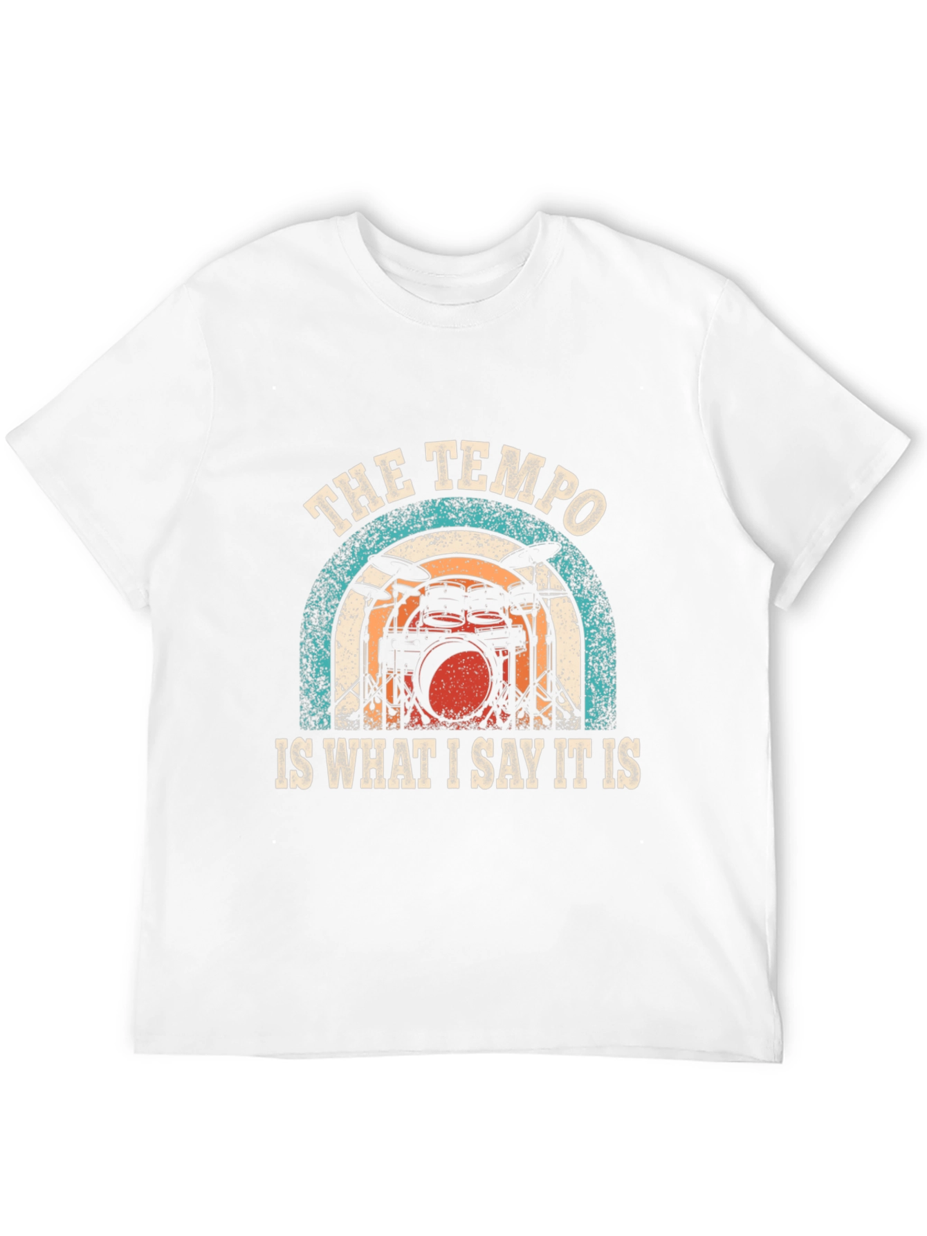 The Tempo Drummer T-Shirt - Music Lover Tee