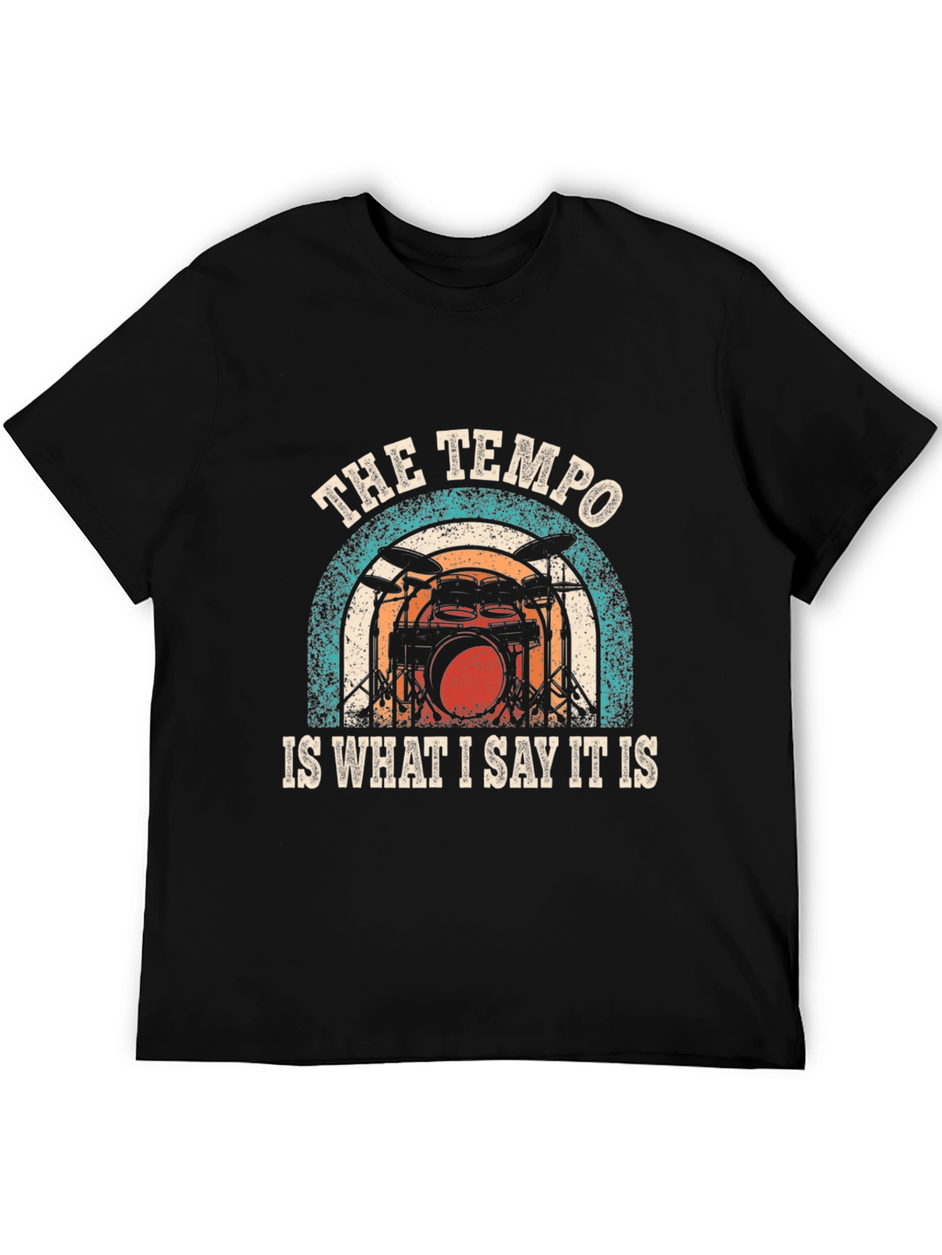 The Tempo Drummer T-Shirt - Music Lover Tee