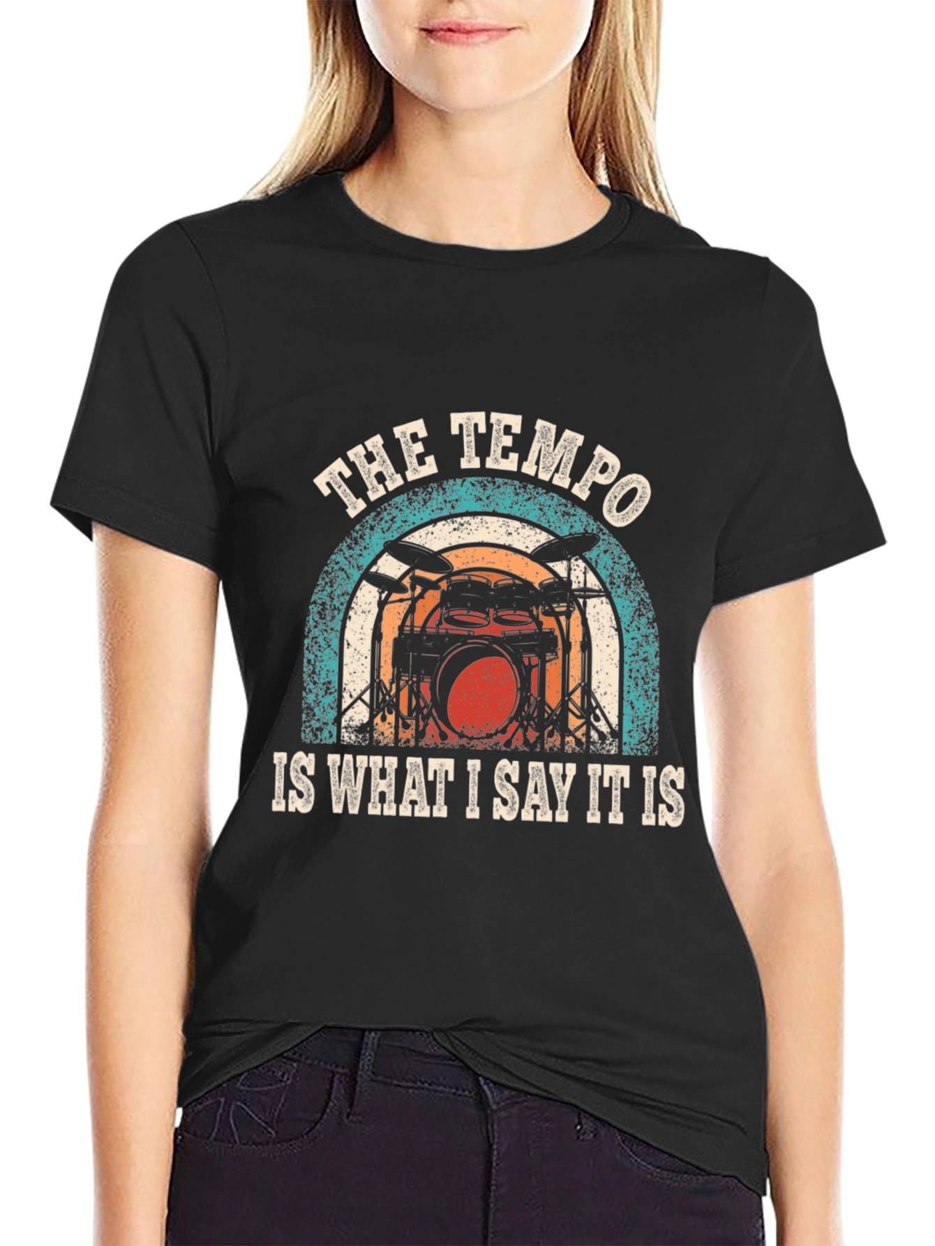 The Tempo Drummer T-Shirt - Music Lover Tee