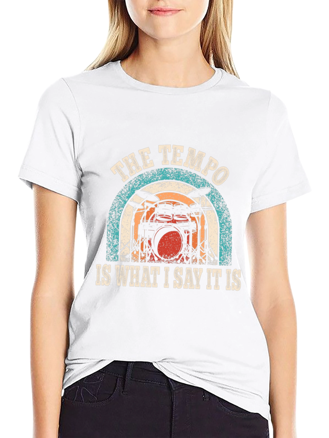 The Tempo Drummer T-Shirt - Music Lover Tee