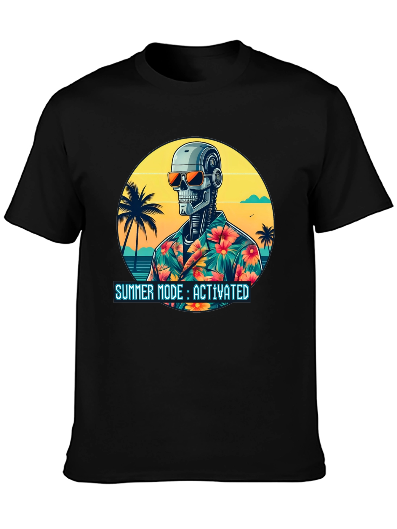 Summer Robot T-Shirt - Summer Mode Activated