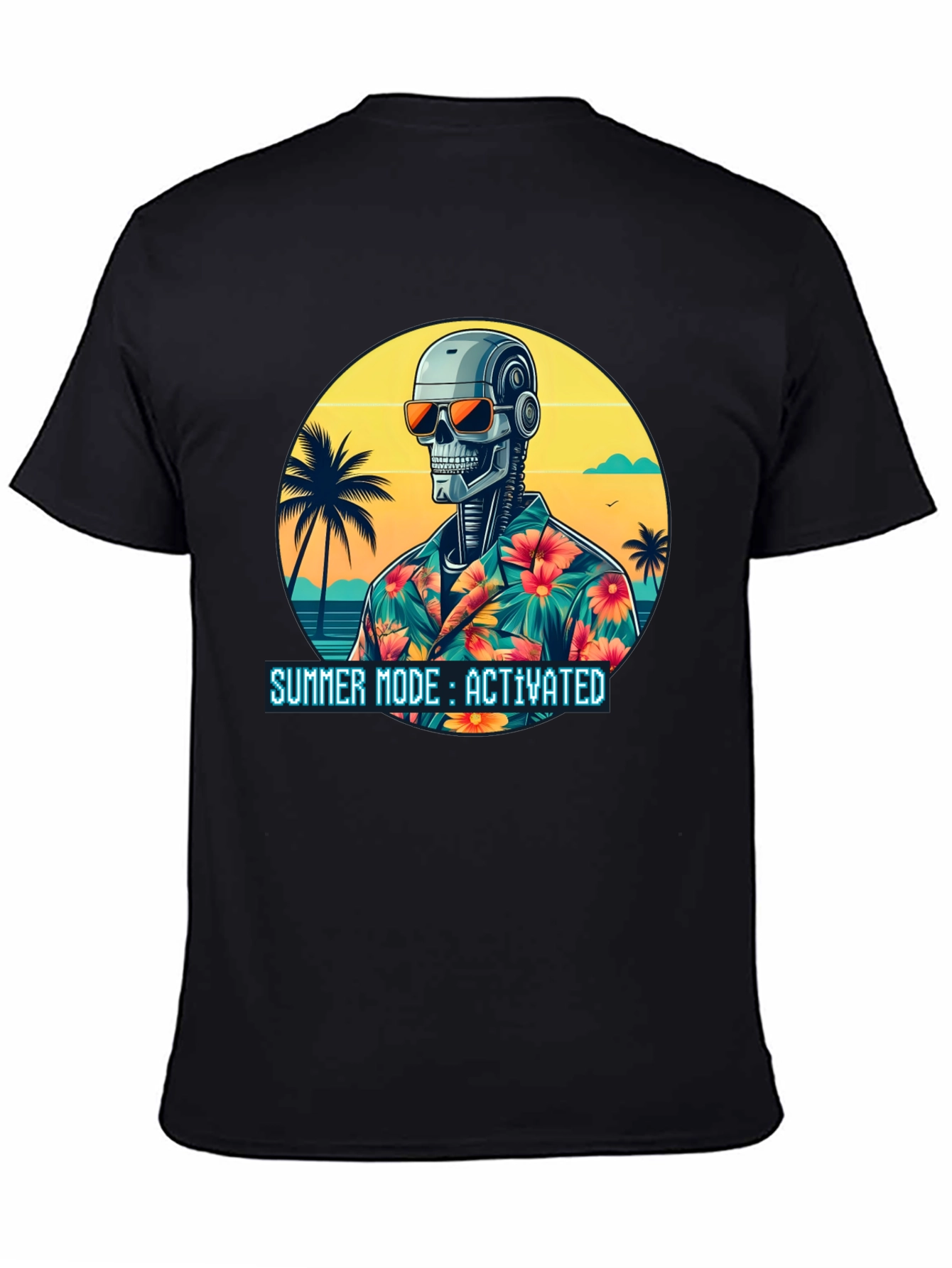 Summer Robot T-Shirt - Summer Mode Activated