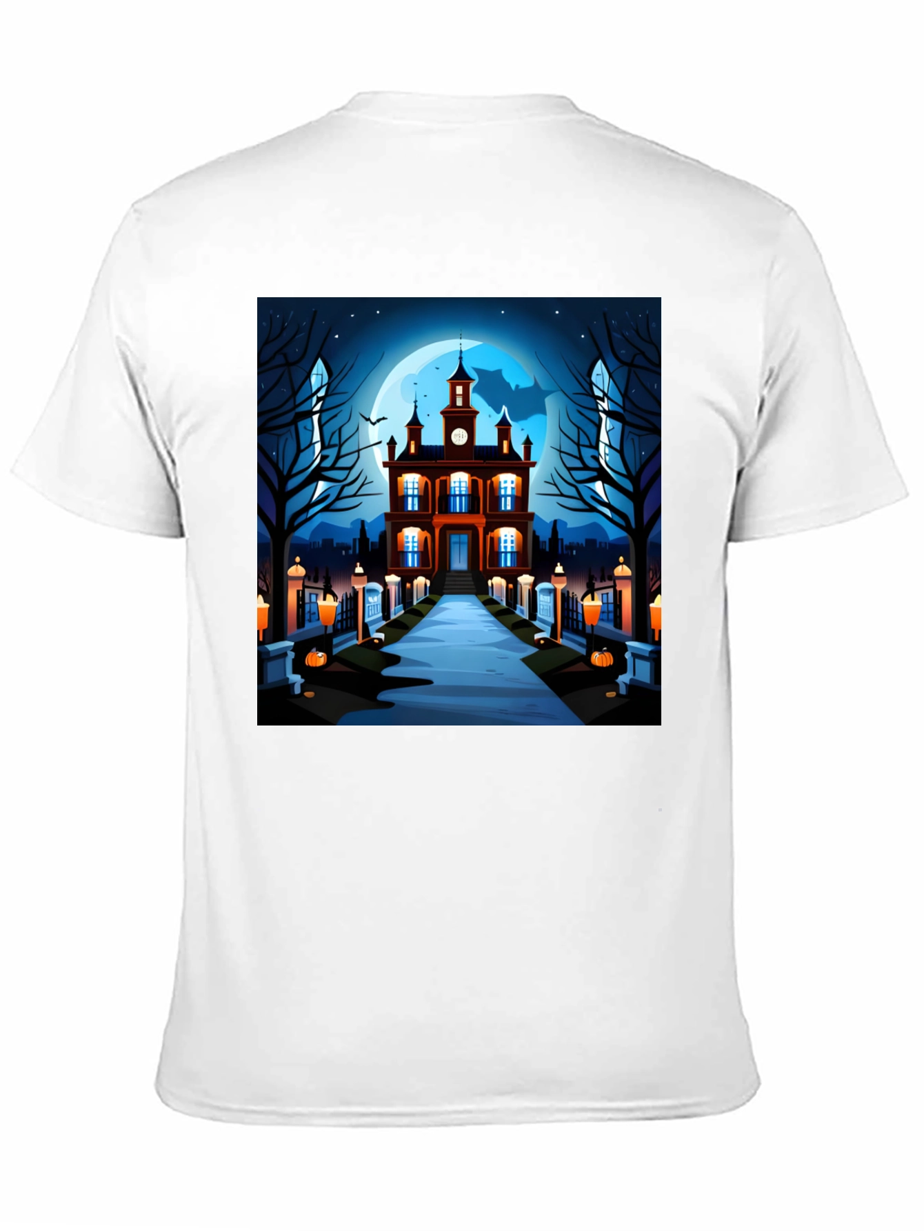 Spooky Halloween Haunted House T-Shirt