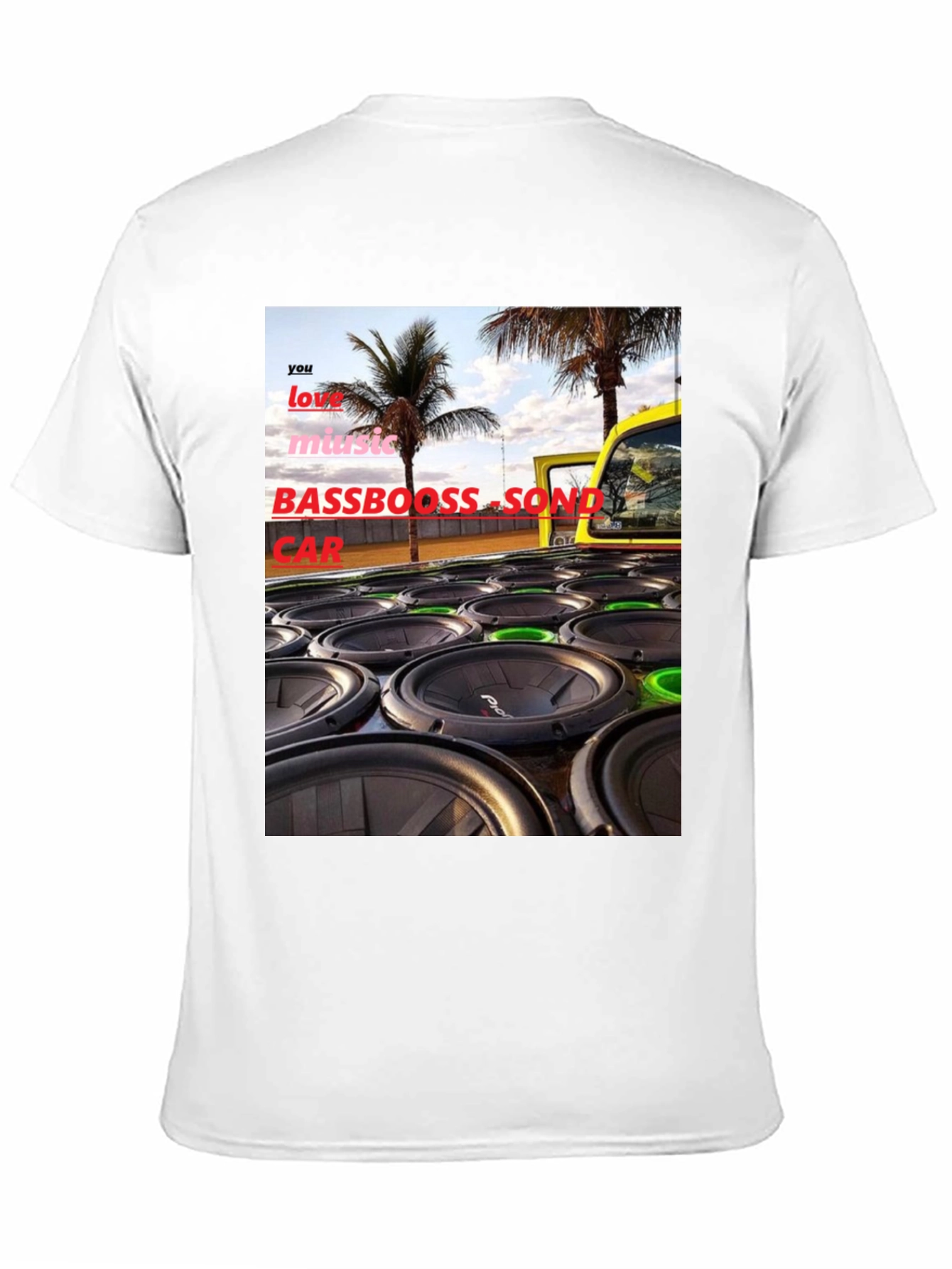 Bass Boost Sound Car T-Shirt