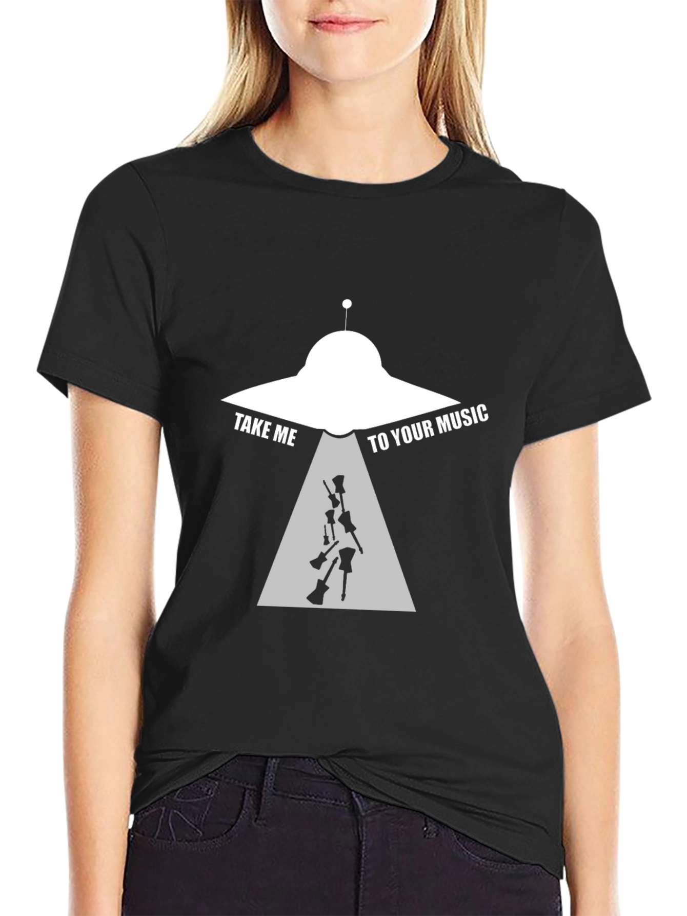 Take Me To Your Music UFO Graphic Tee