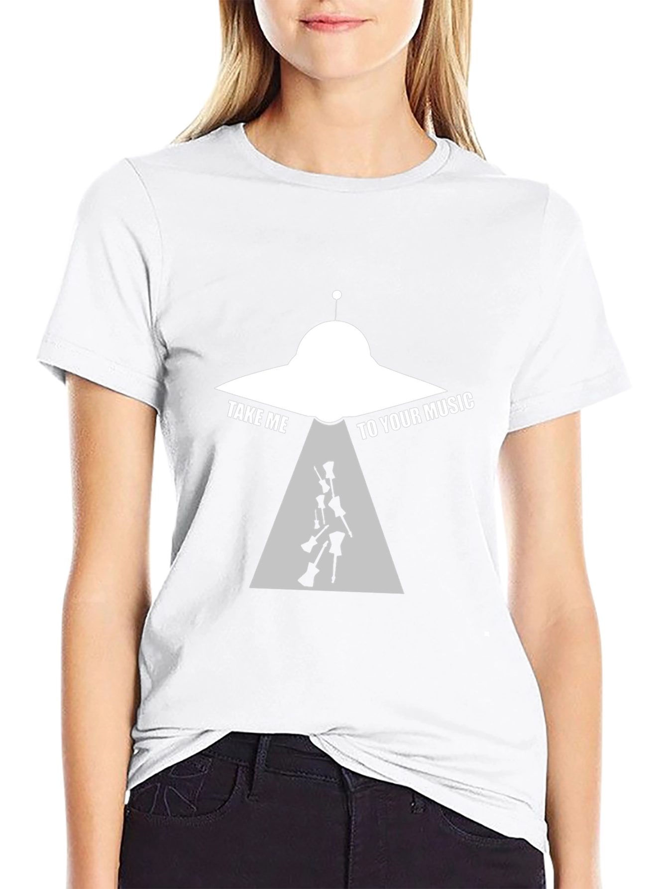 Take Me To Your Music UFO Graphic Tee