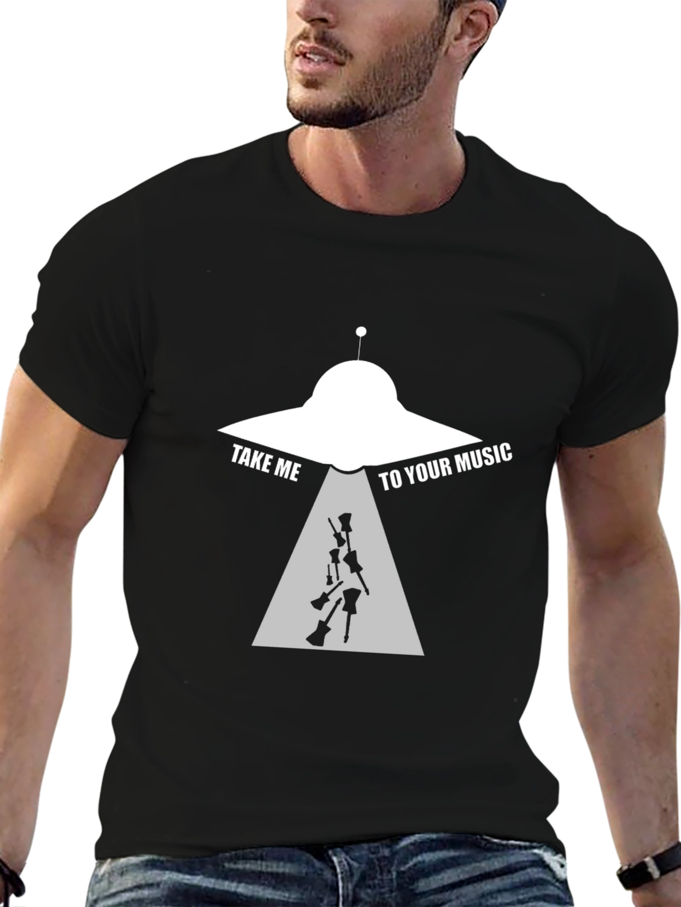 Take Me To Your Music UFO Graphic Tee