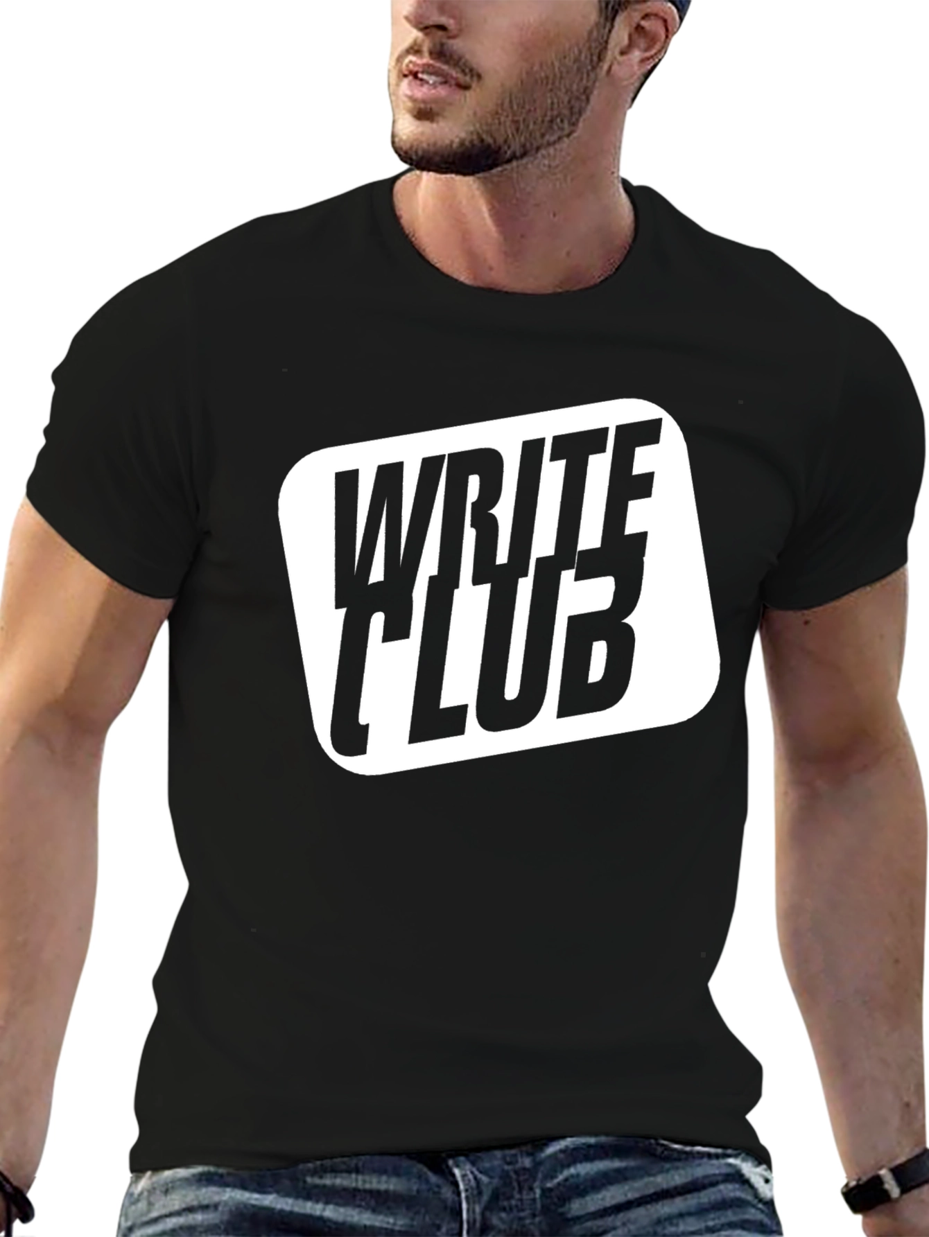 Write Club Black T-Shirt - Stylish & Comfortable
