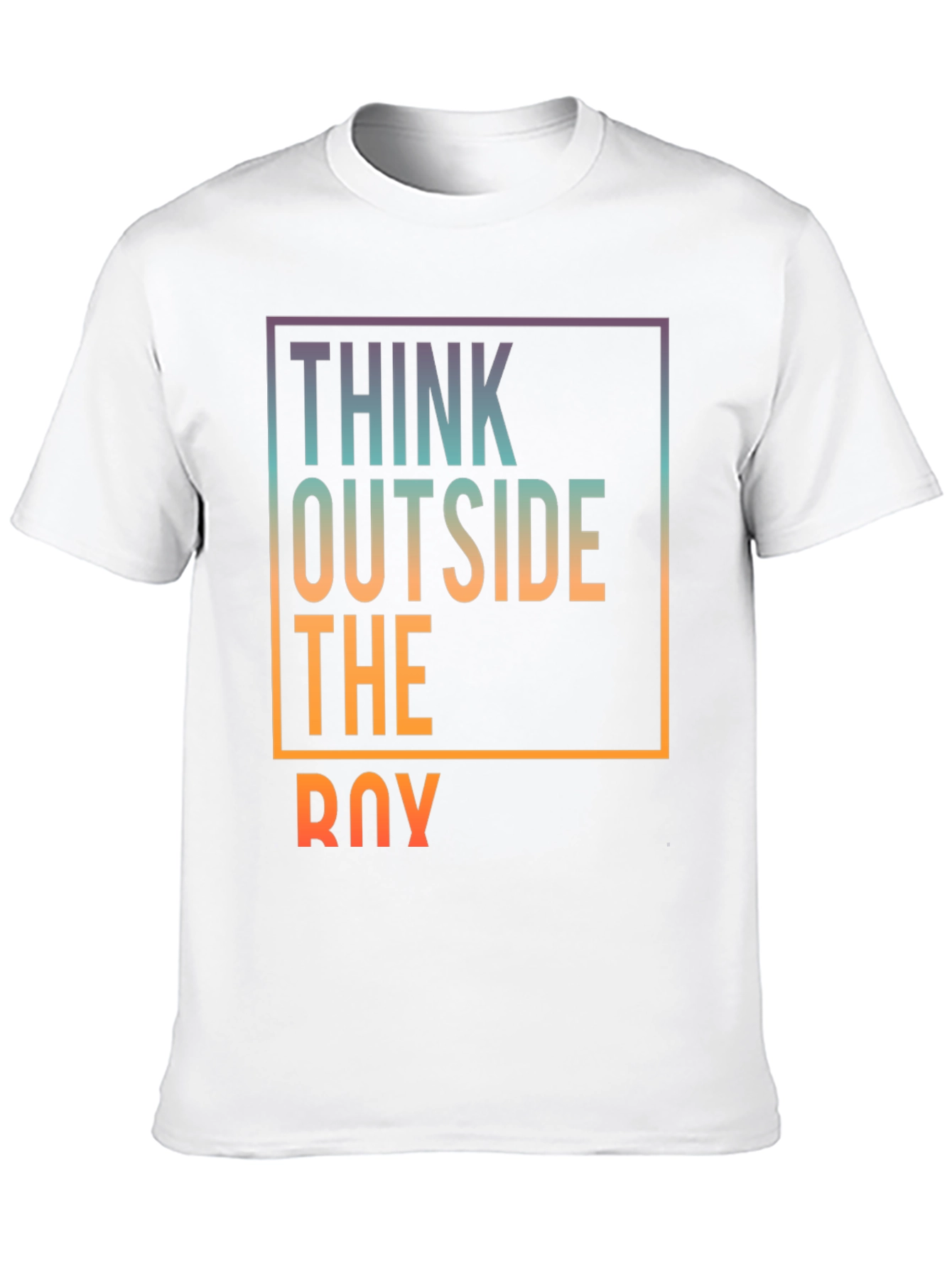 Think Outside the Box Graphic T-Shirt