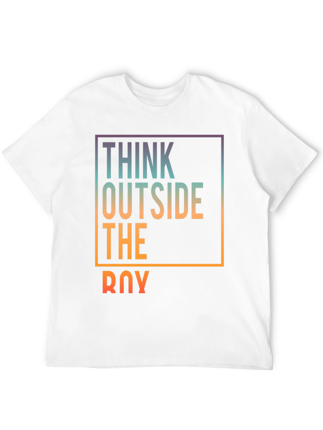 Think Outside the Box Graphic T-Shirt