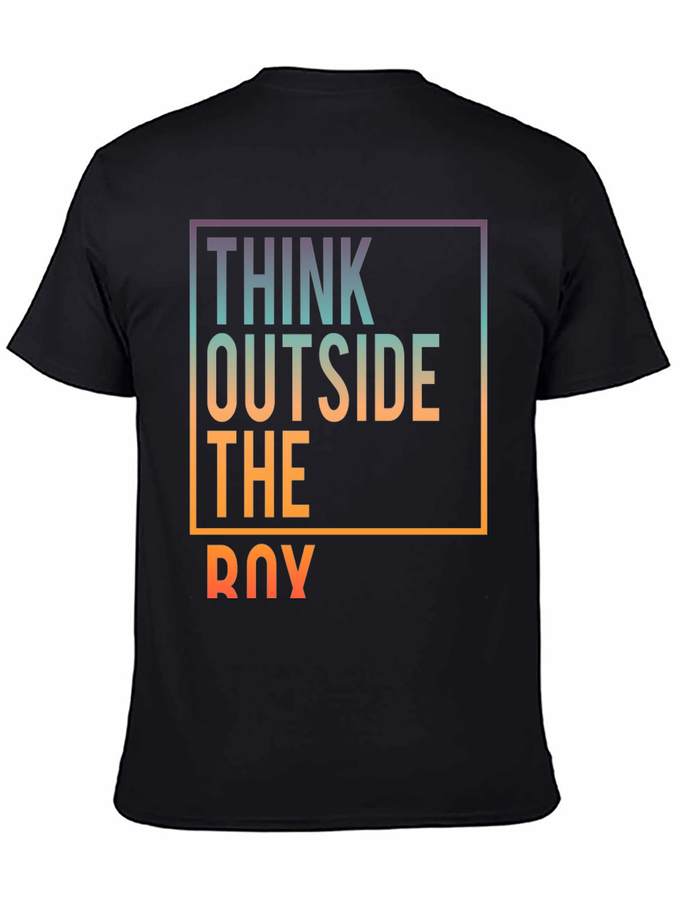 Think Outside the Box Graphic T-Shirt