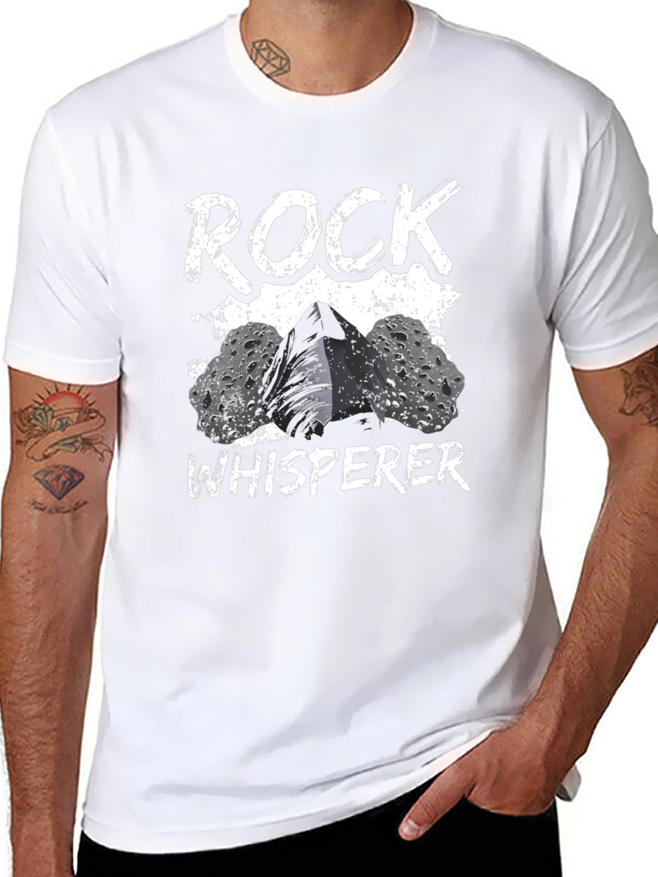 Rock Whisperer T-Shirt - Black Tee