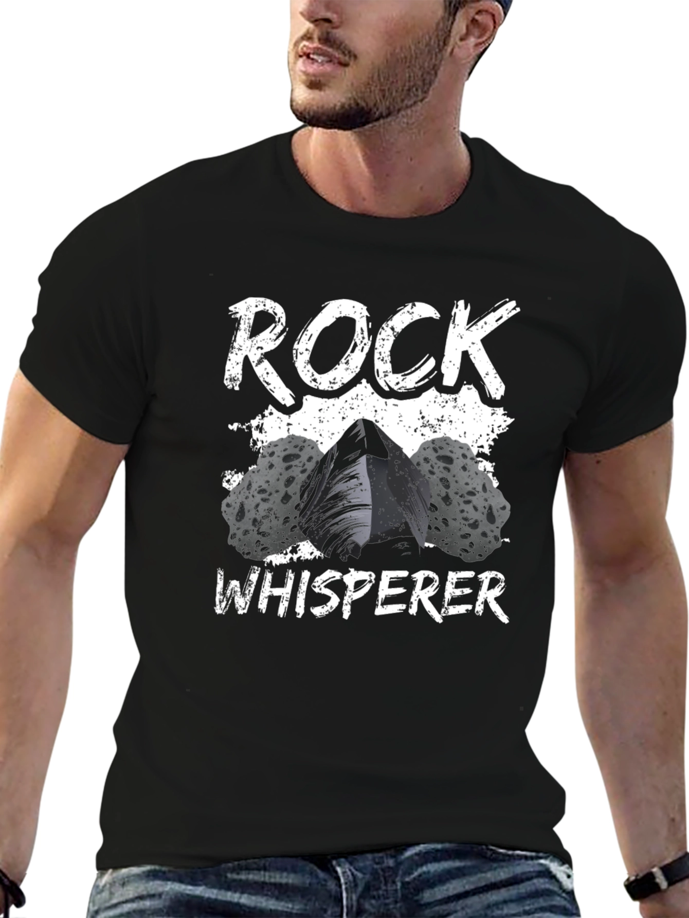 Rock Whisperer T-Shirt - Black Tee