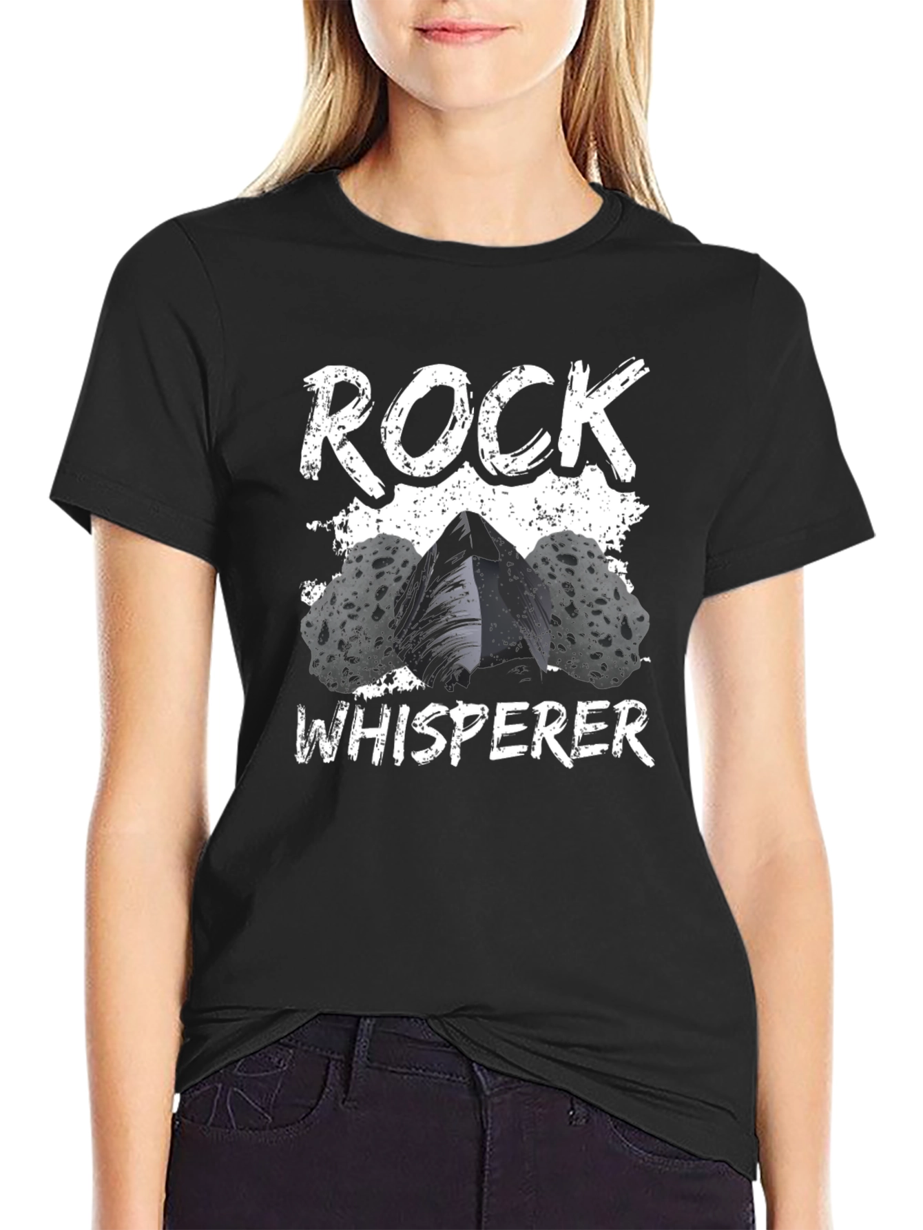 Rock Whisperer T-Shirt - Black Tee