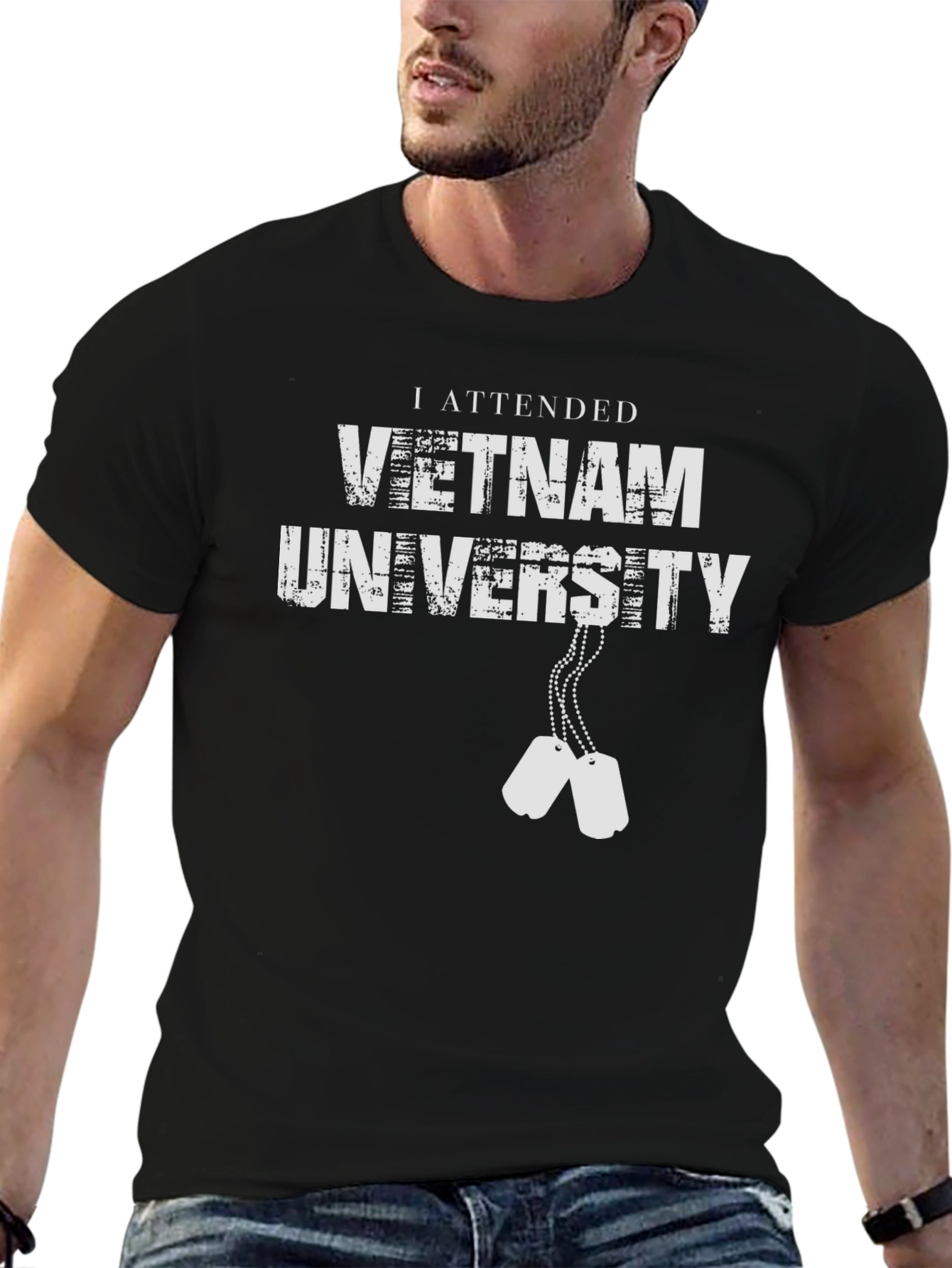 Vietnam University I Attended Black T-Shirt