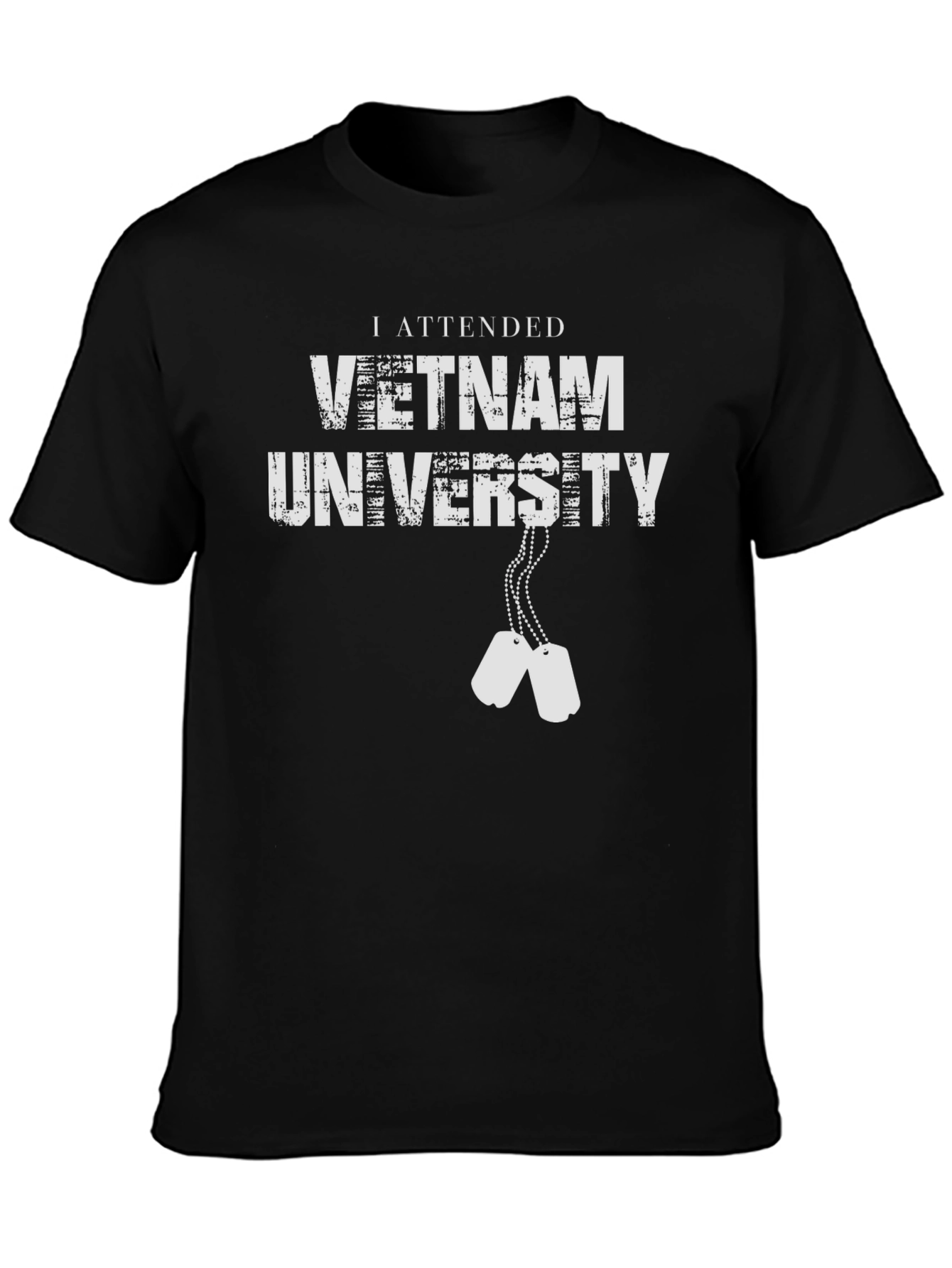Vietnam University I Attended Black T-Shirt