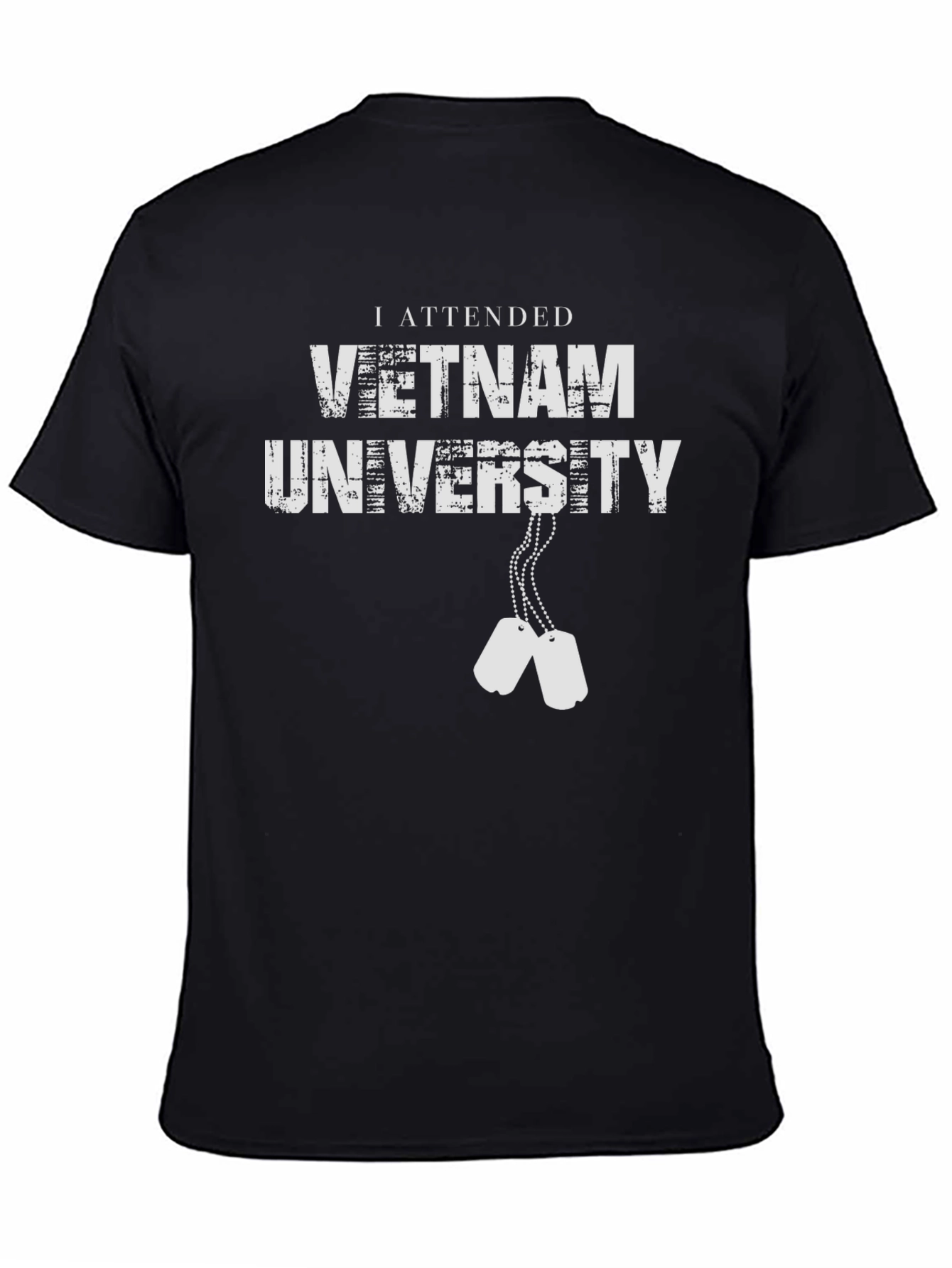 Vietnam University I Attended Black T-Shirt