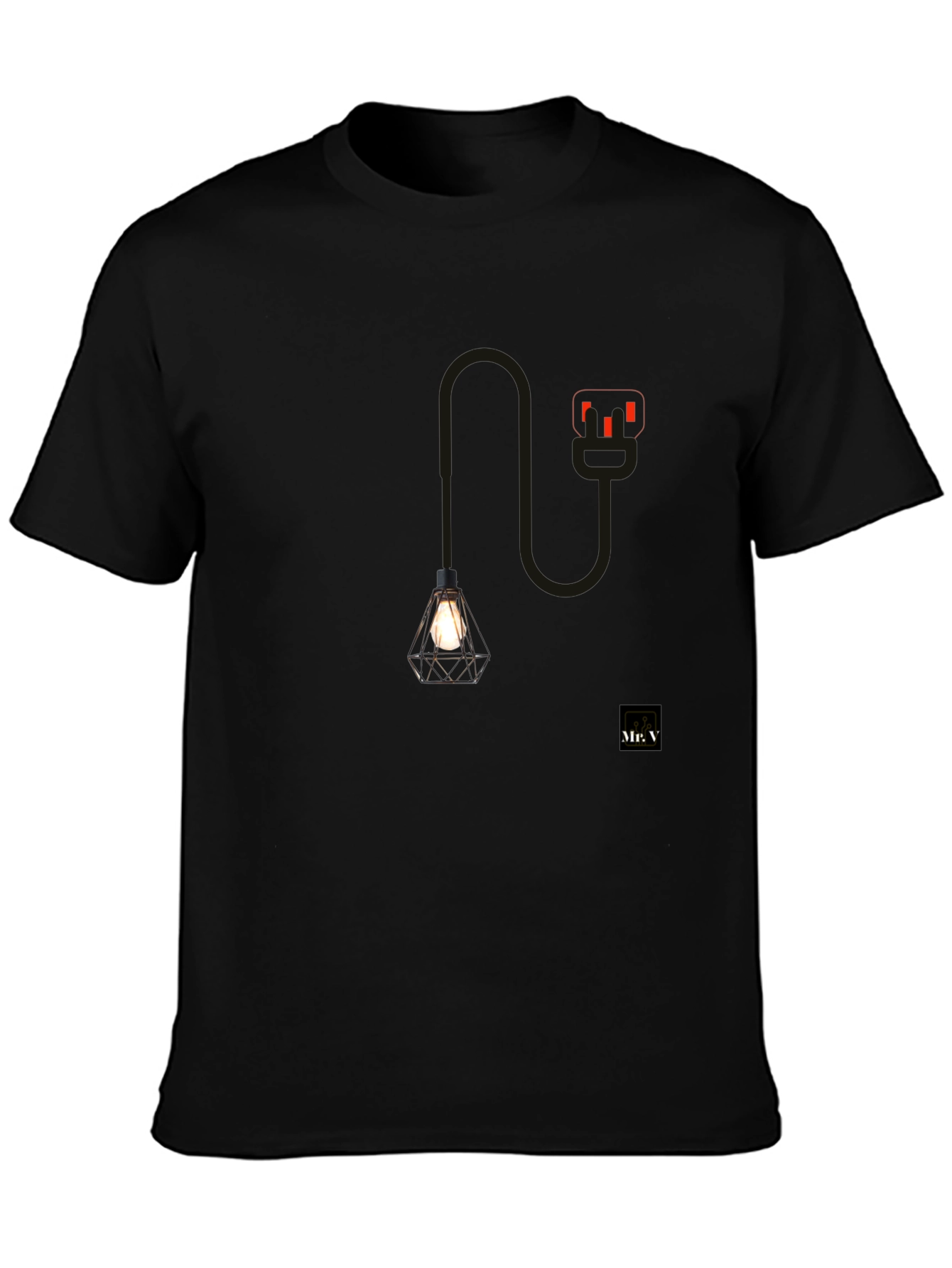 Unique Lamp Graphic T-Shirt