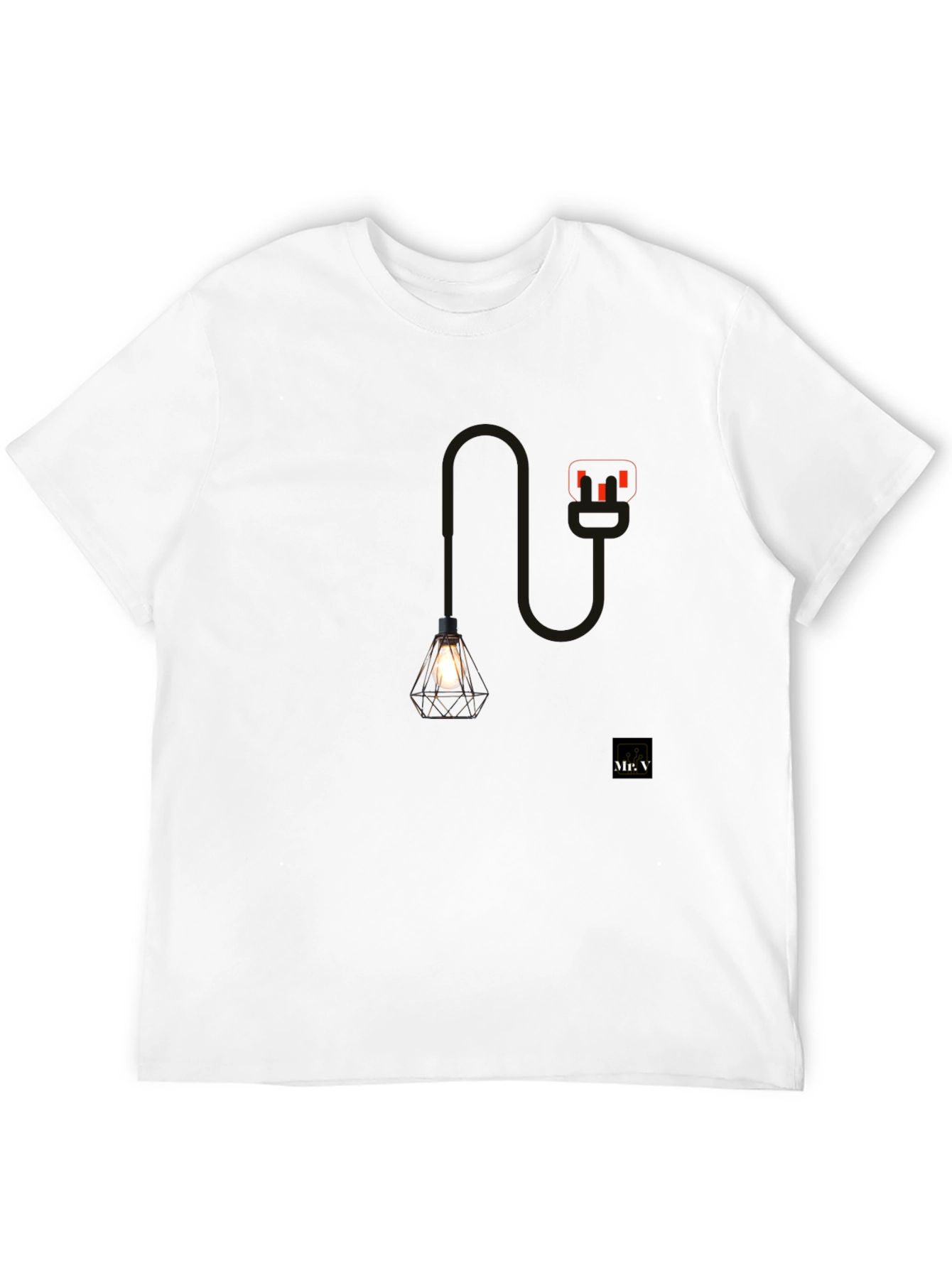 Unique Lamp Graphic T-Shirt