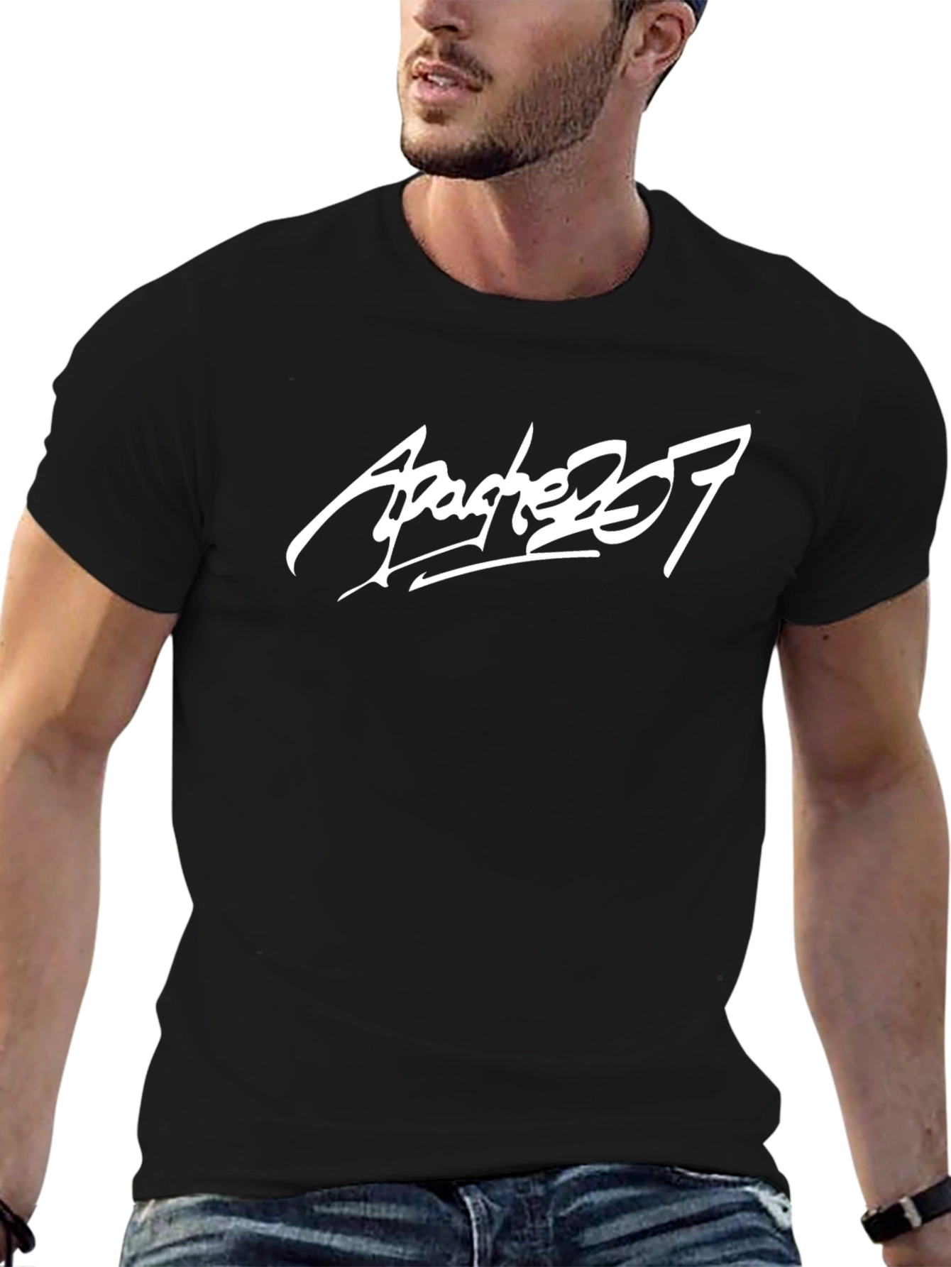 Apache207 Graphic Tee - Black