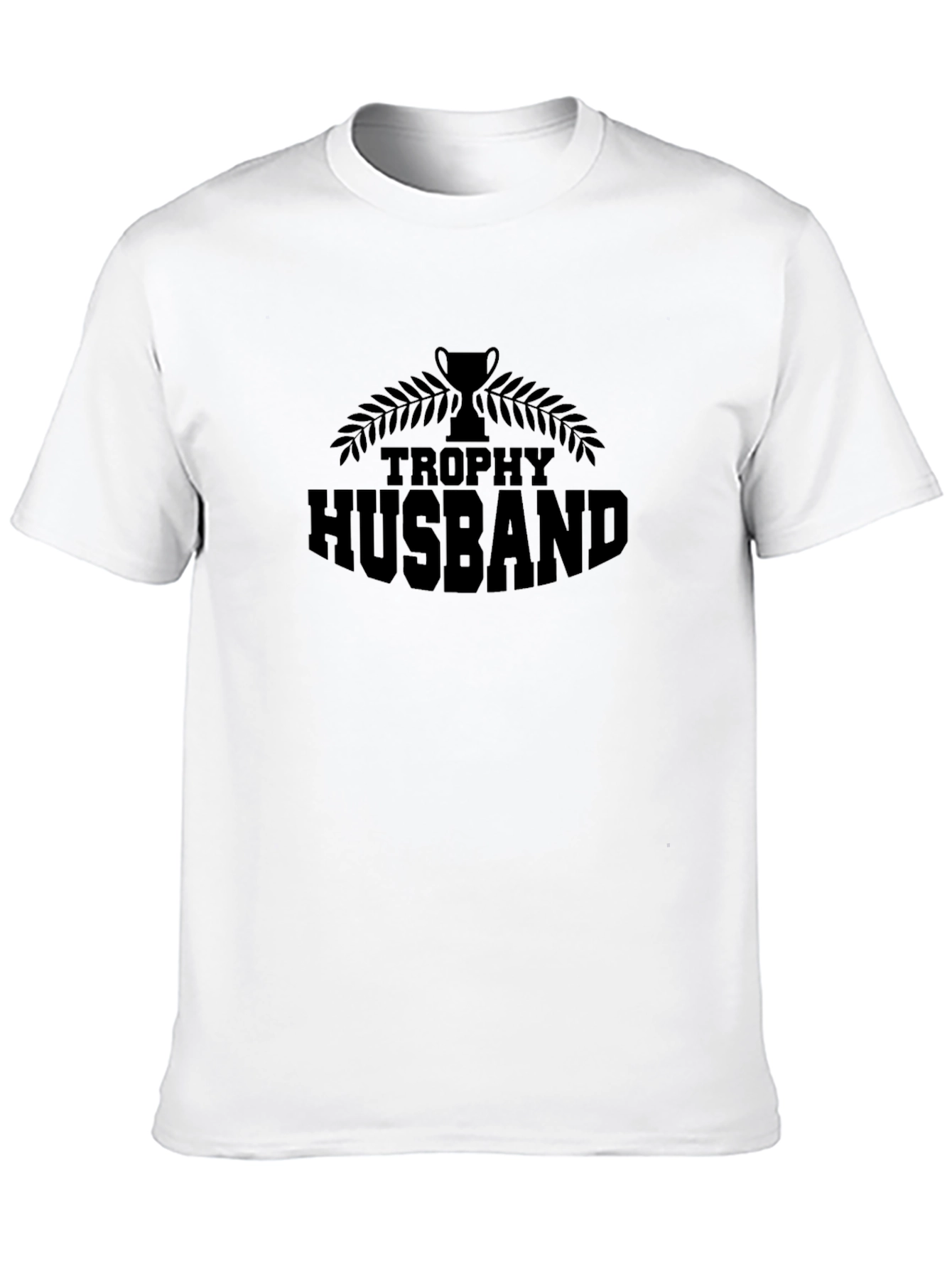 Trophy Husband Graphic Tee - Black