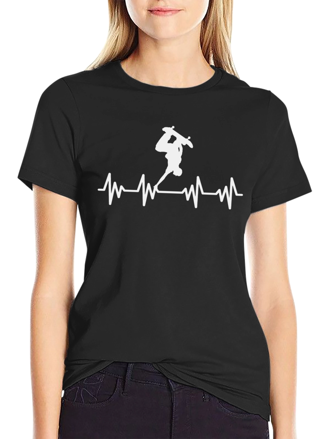 Skateboard Heartbeat T-Shirt