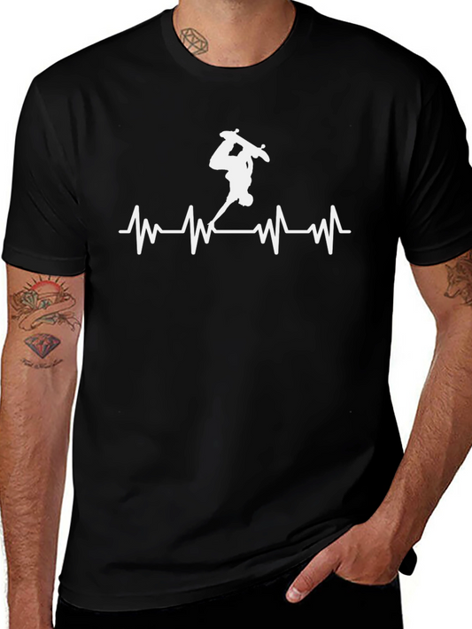 Skateboard Heartbeat T-Shirt
