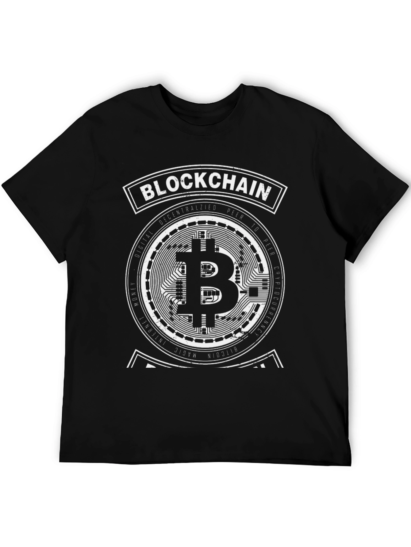 Blockchain Bitcoin Graphic T-Shirt - Crypto Tee