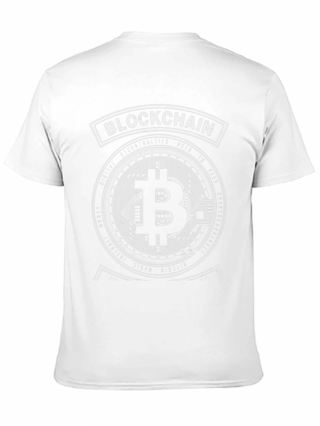 Blockchain Bitcoin Graphic T-Shirt - Crypto Tee