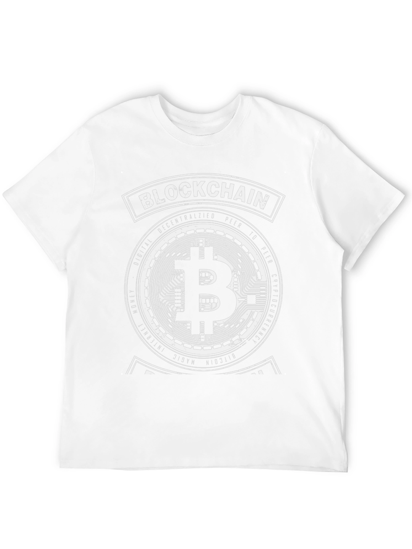Blockchain Bitcoin Graphic T-Shirt - Crypto Tee