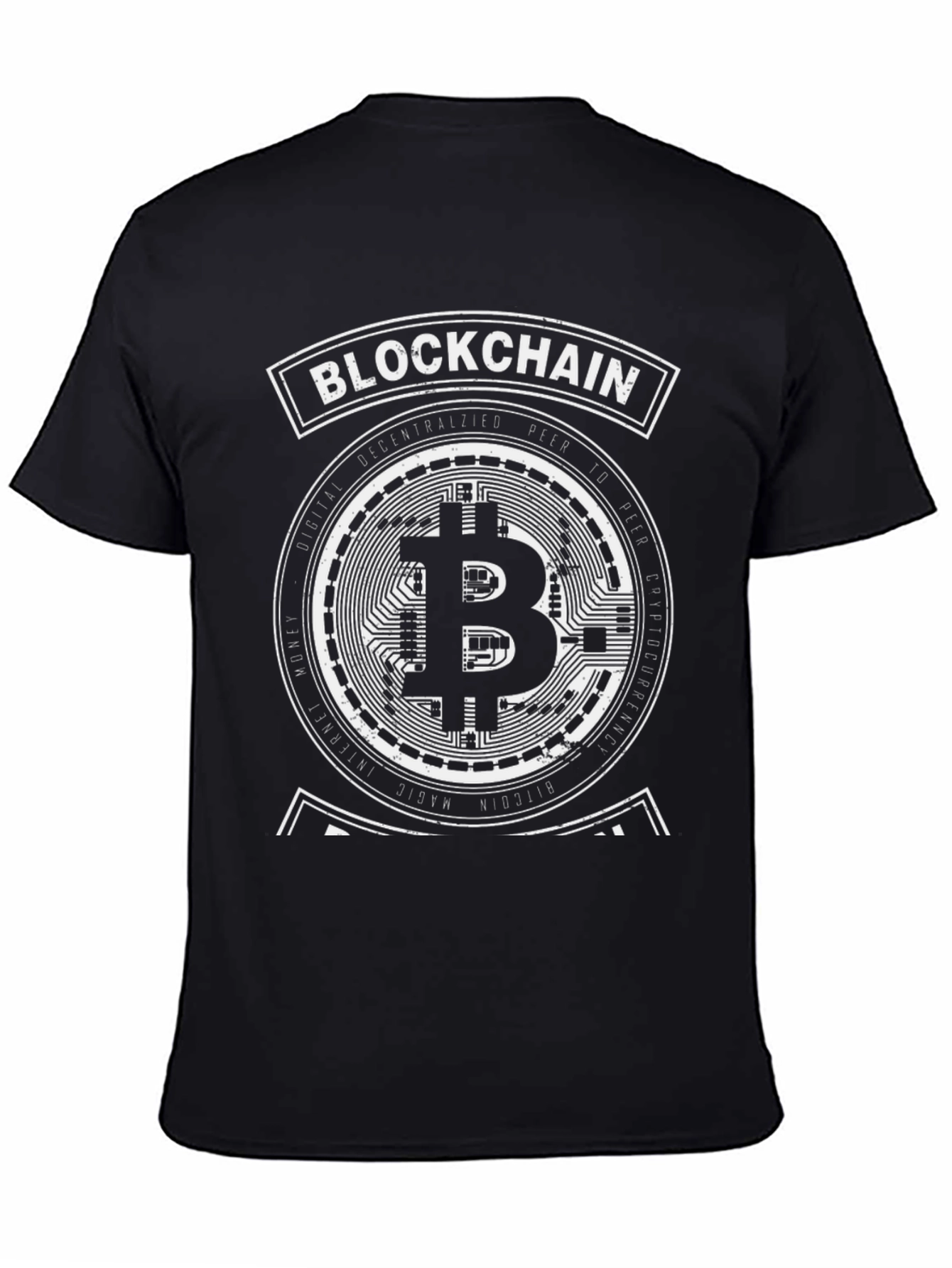 Blockchain Bitcoin Graphic T-Shirt - Crypto Tee