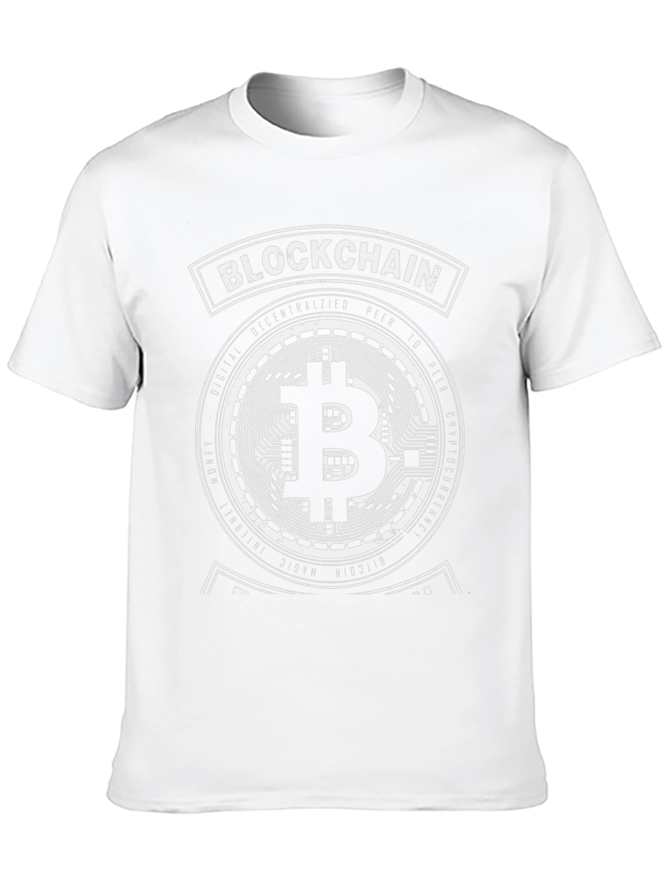 Blockchain Bitcoin Graphic T-Shirt - Crypto Tee