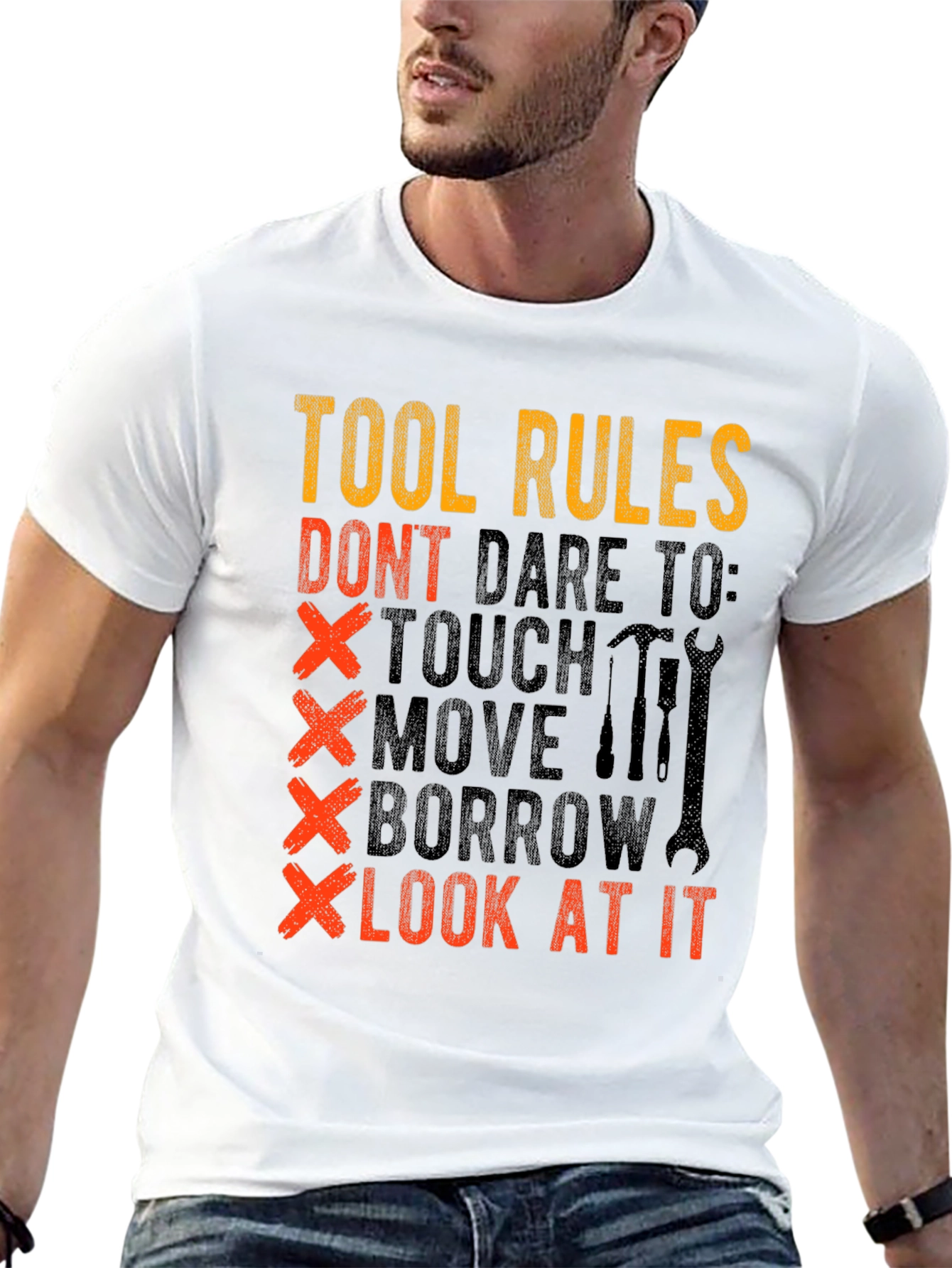 Tool Rules Graphic T-Shirt - Dont Touch My Tools!